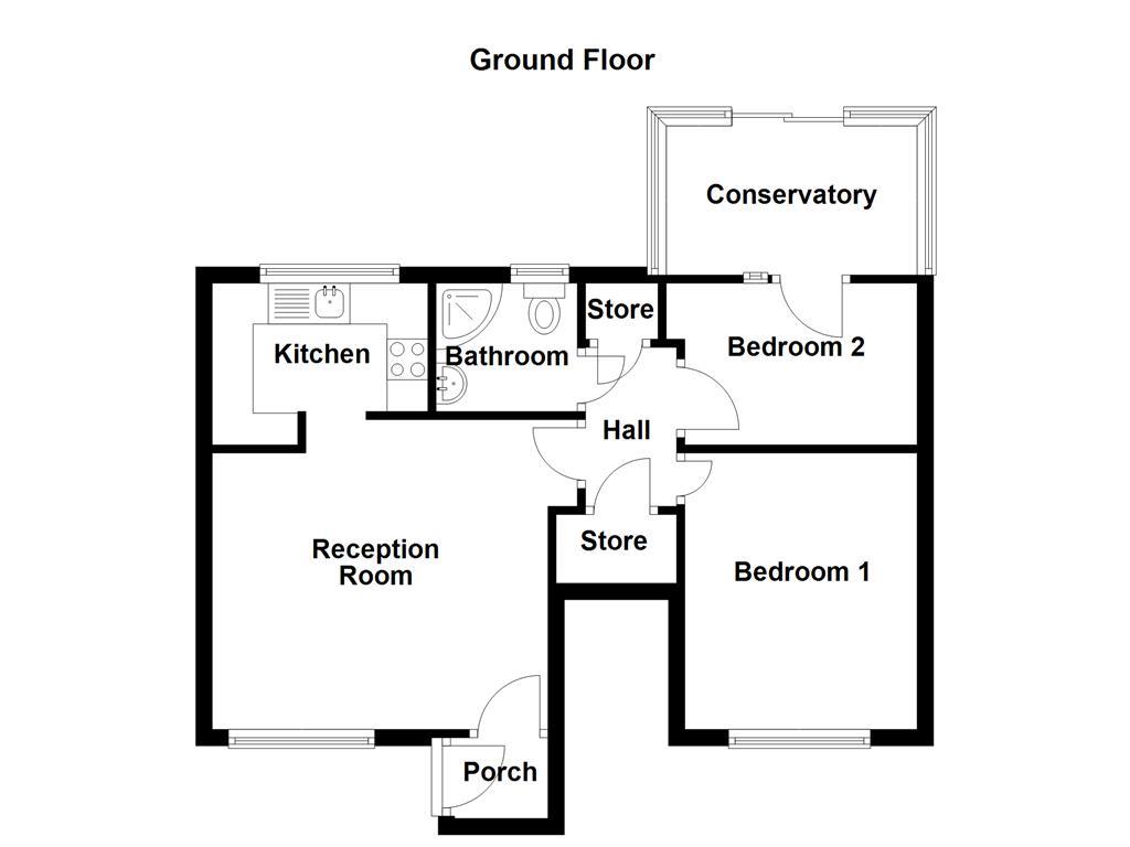 13, Ford Gardens, Rochdale floorplan