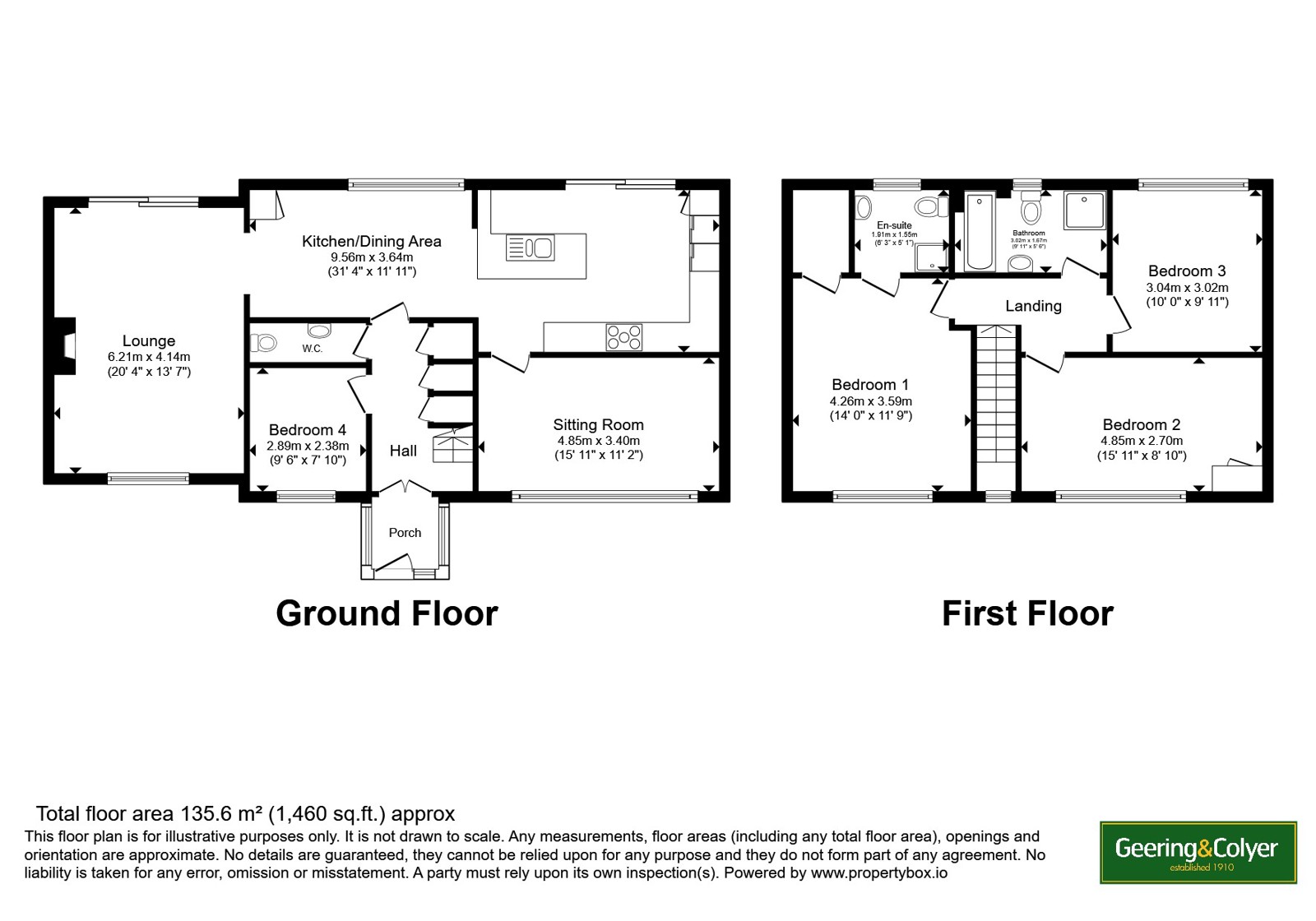 25, Crabble Lane, Kent floorplan