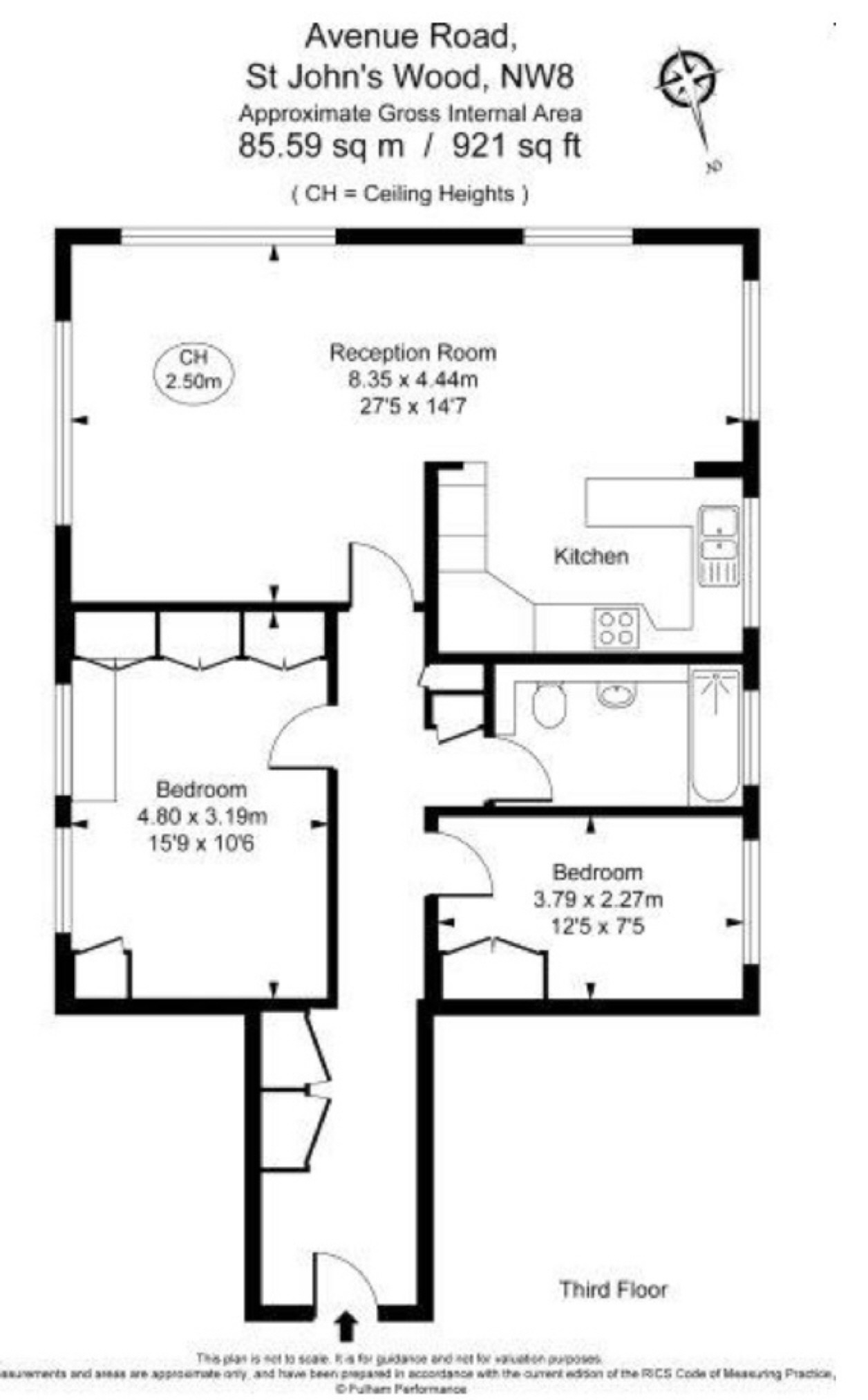 2 Bedrooms Flat to rent in Avenue Road, London NW8