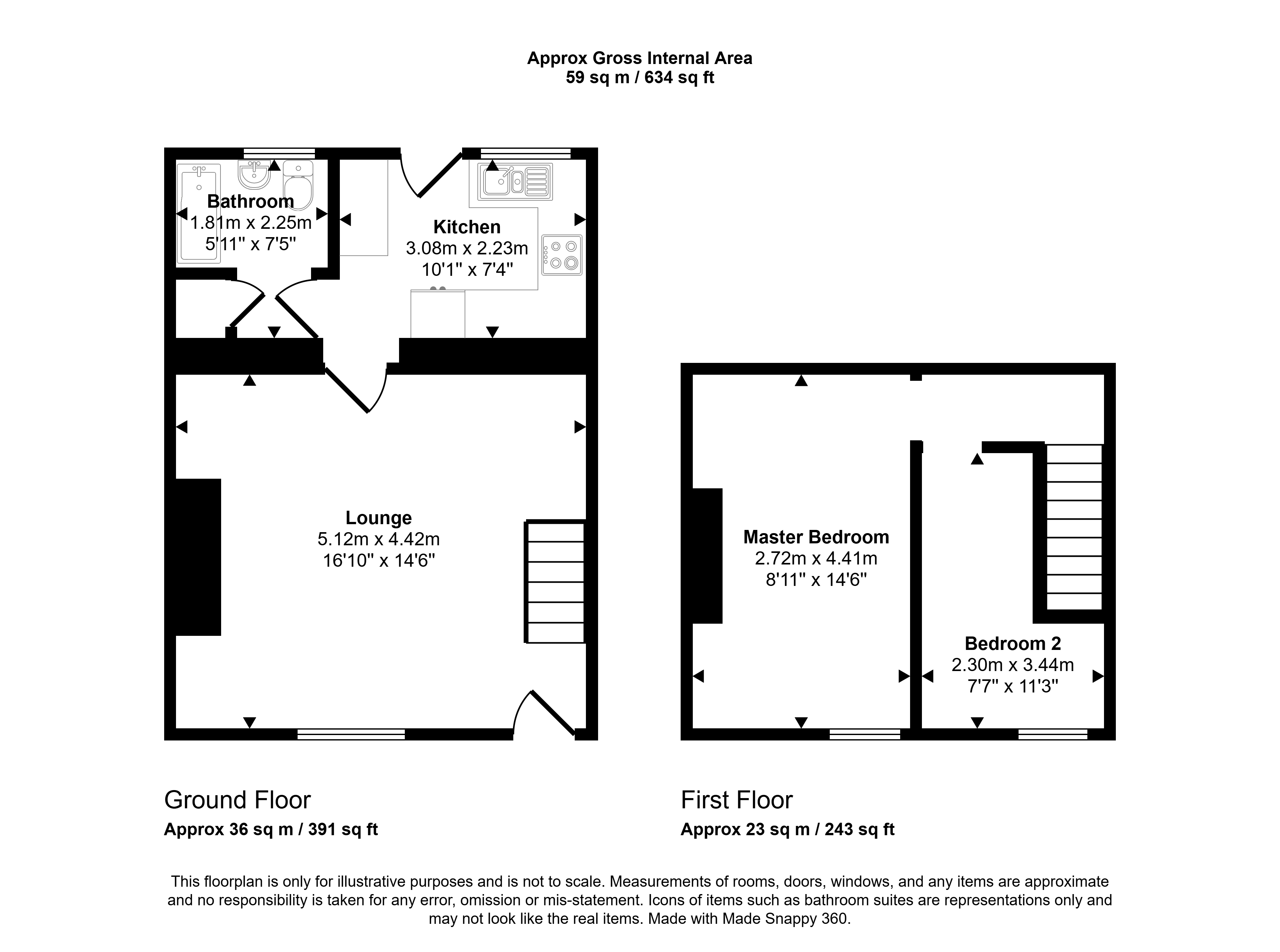 21, Blagdon Terrace, Newcastle upon Tyne floorplan