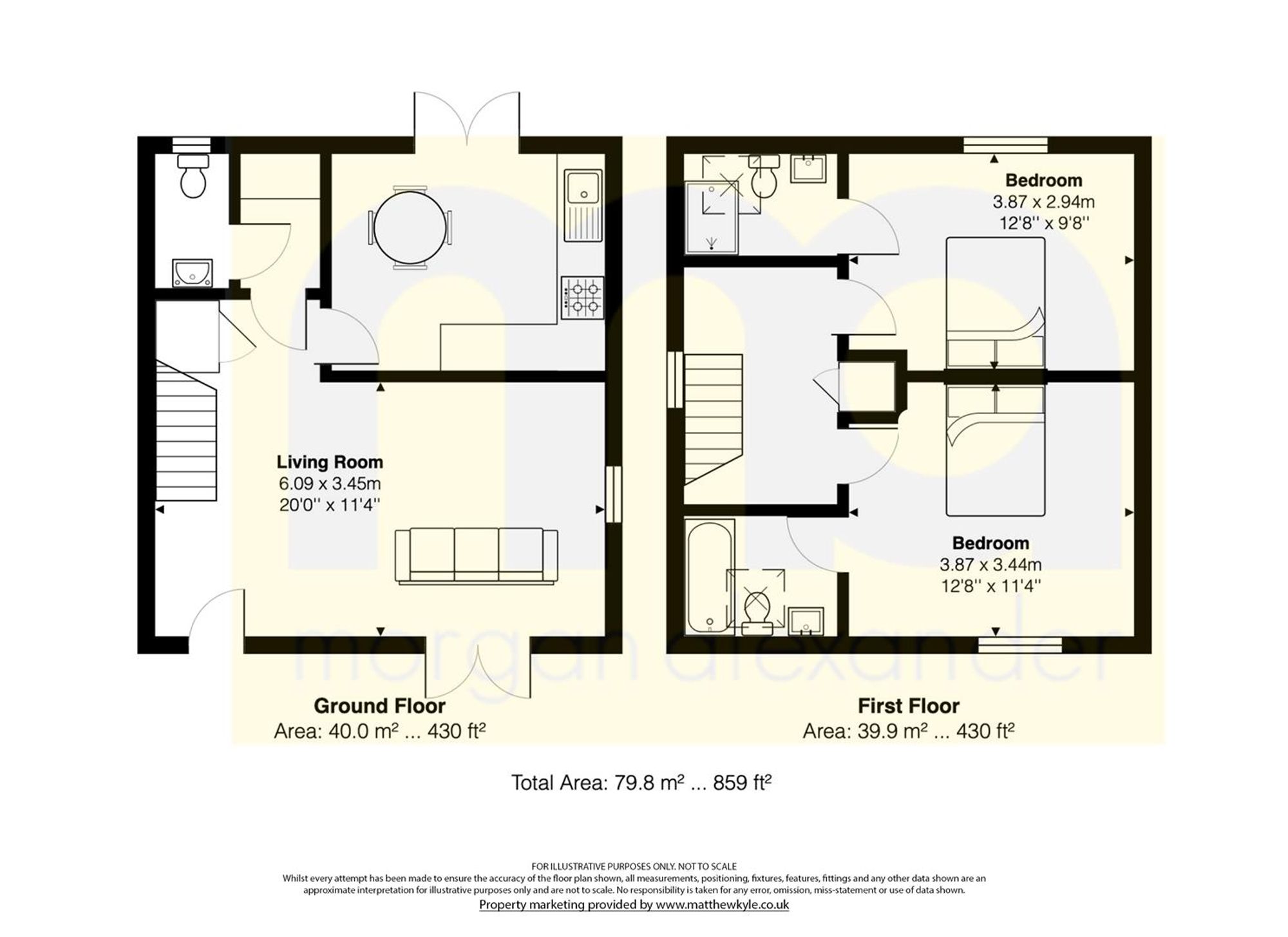 2 White Horse Mews, Ware floorplan