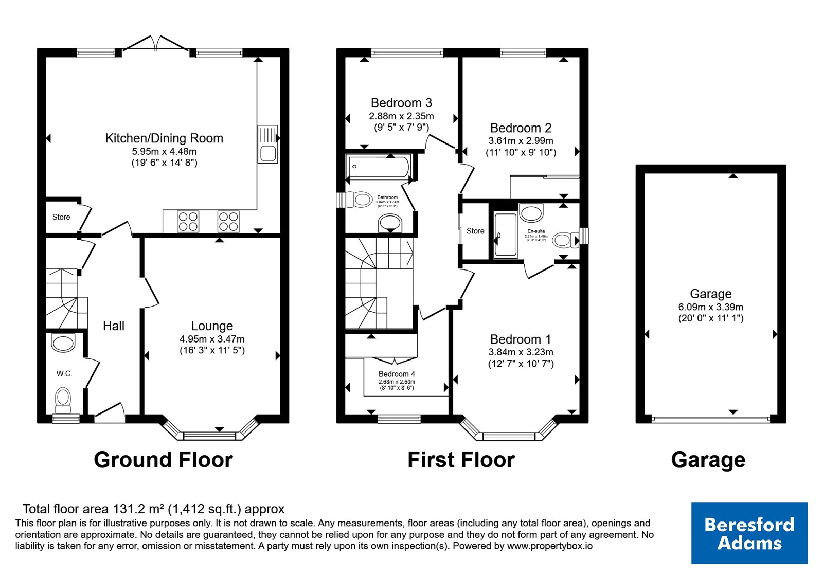 16, Cwrt Overbeck, Cheshire floorplan