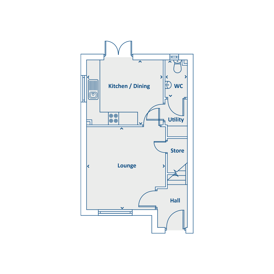 "The Blair" at Springhill Road, Shotts ML7, 3 bedroom property for sale