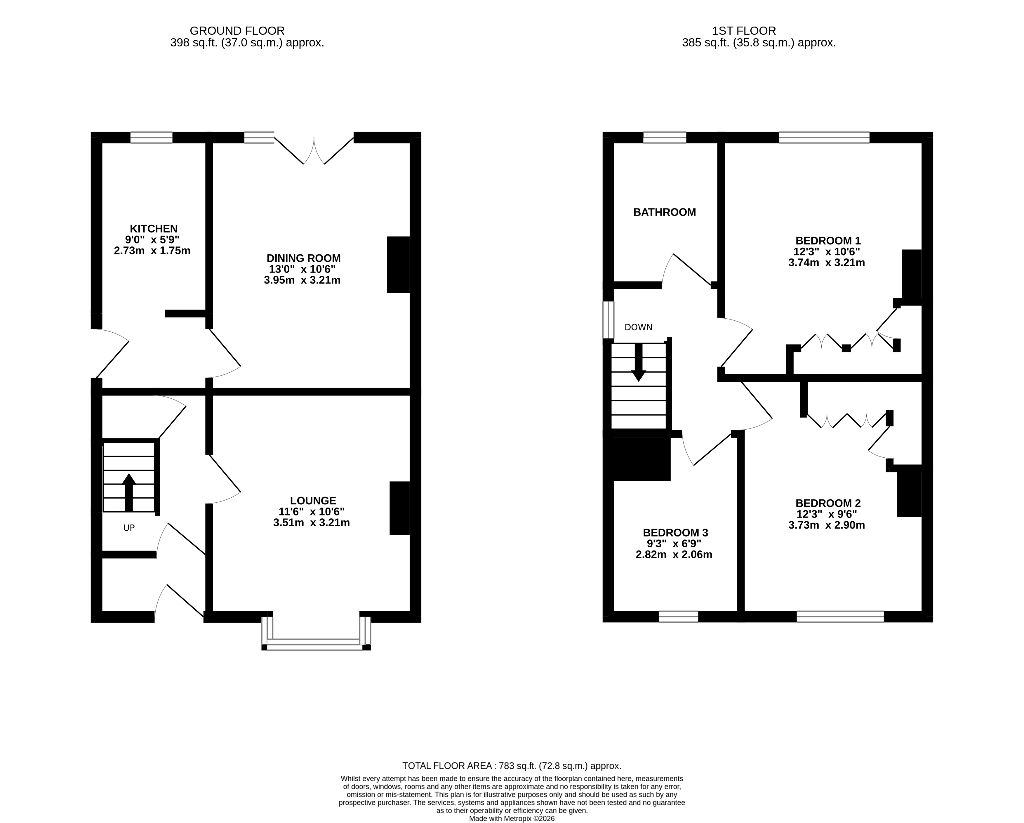1, Summerhill Drive, Keighley floorplan