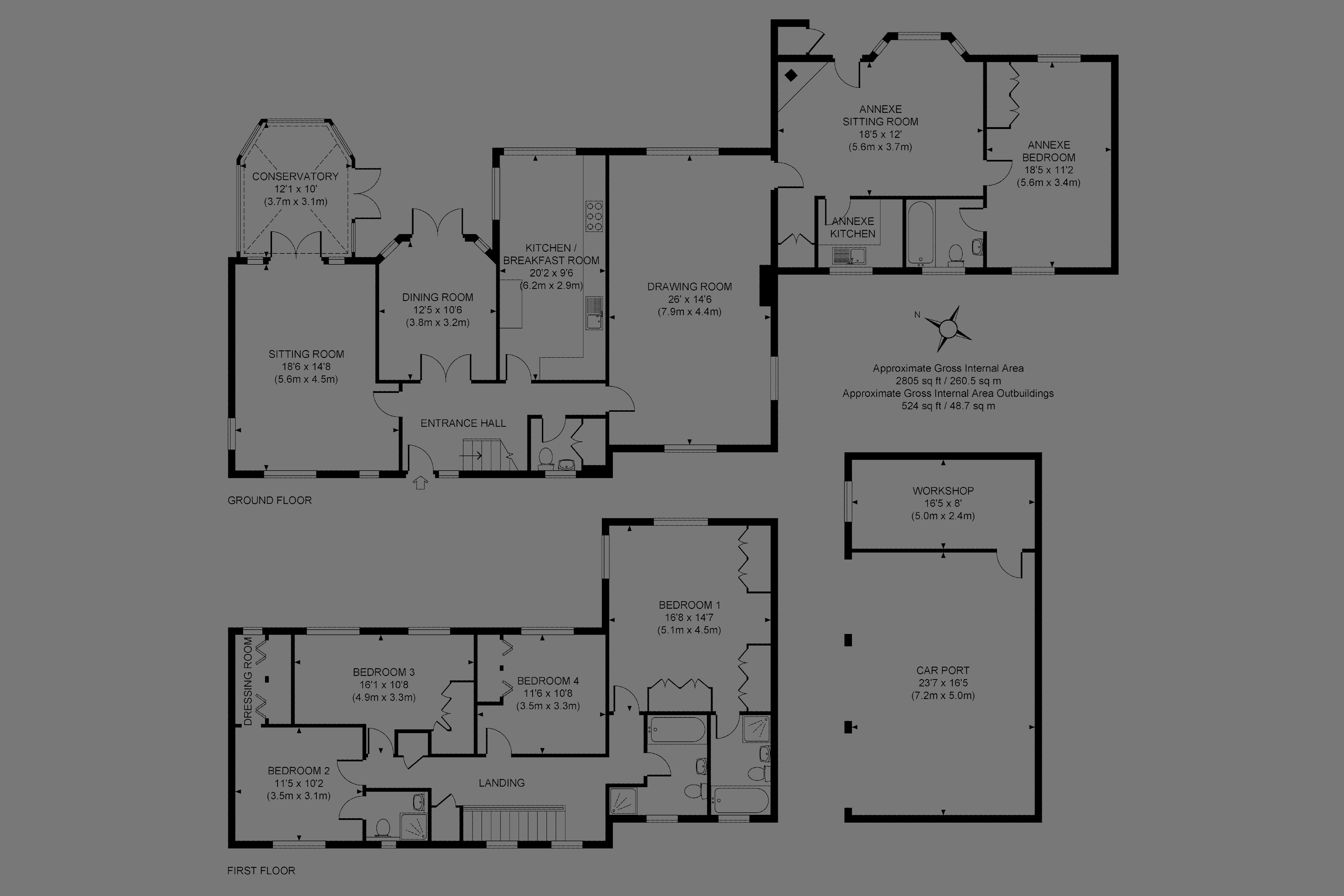 4 Bedrooms Semi-detached house for sale in Ripley Lane, West Horsley, Leatherhead KT24