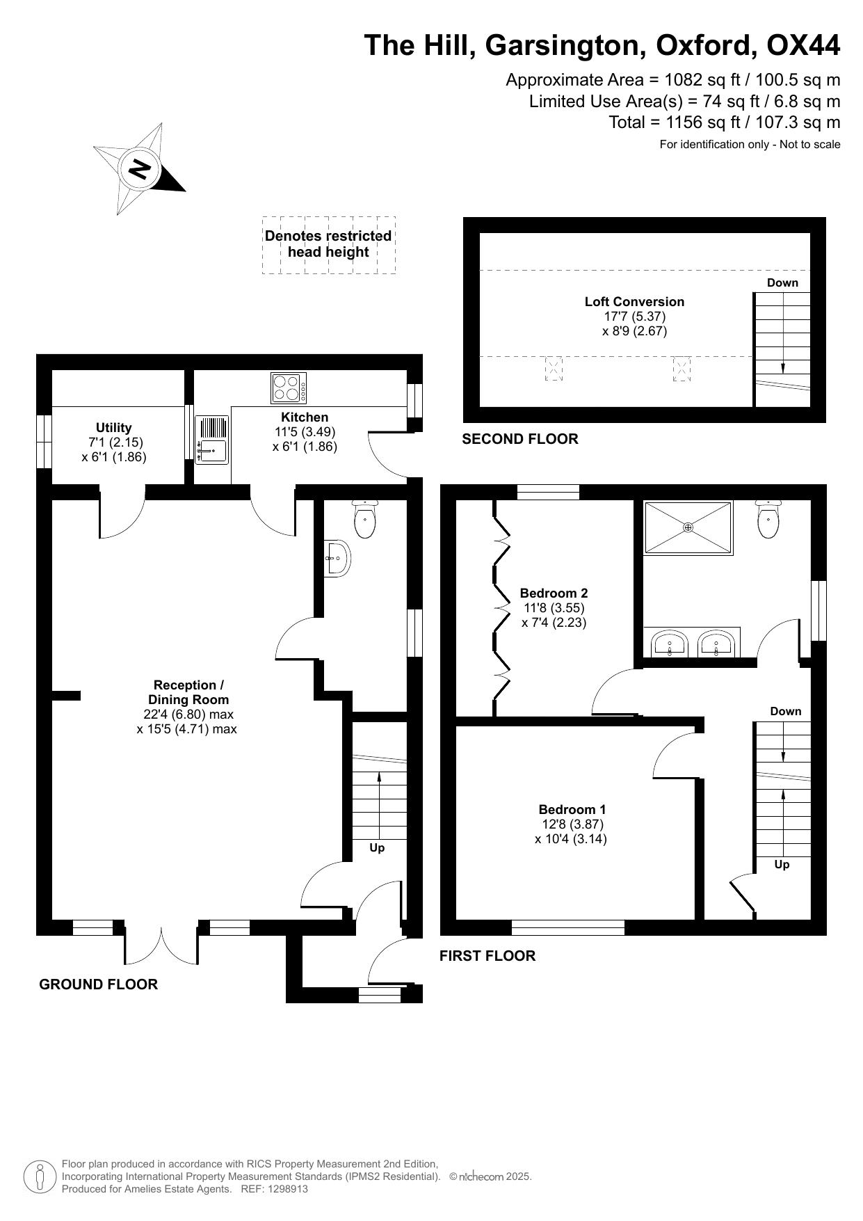 29, The Hill, Oxford floorplan