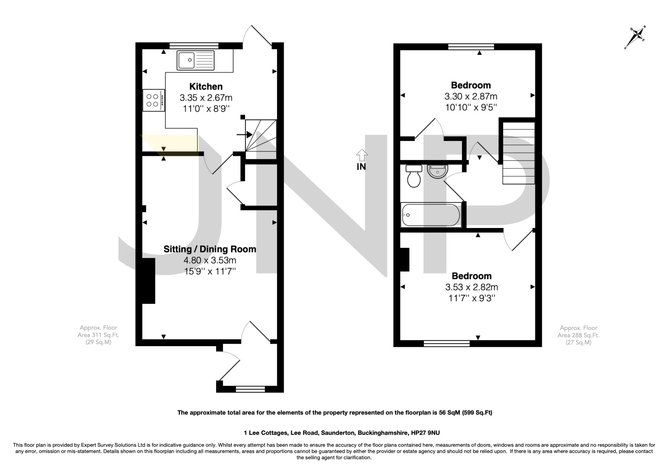 1 Lee Cottages,, Lee Road, Princes Risborough floorplan