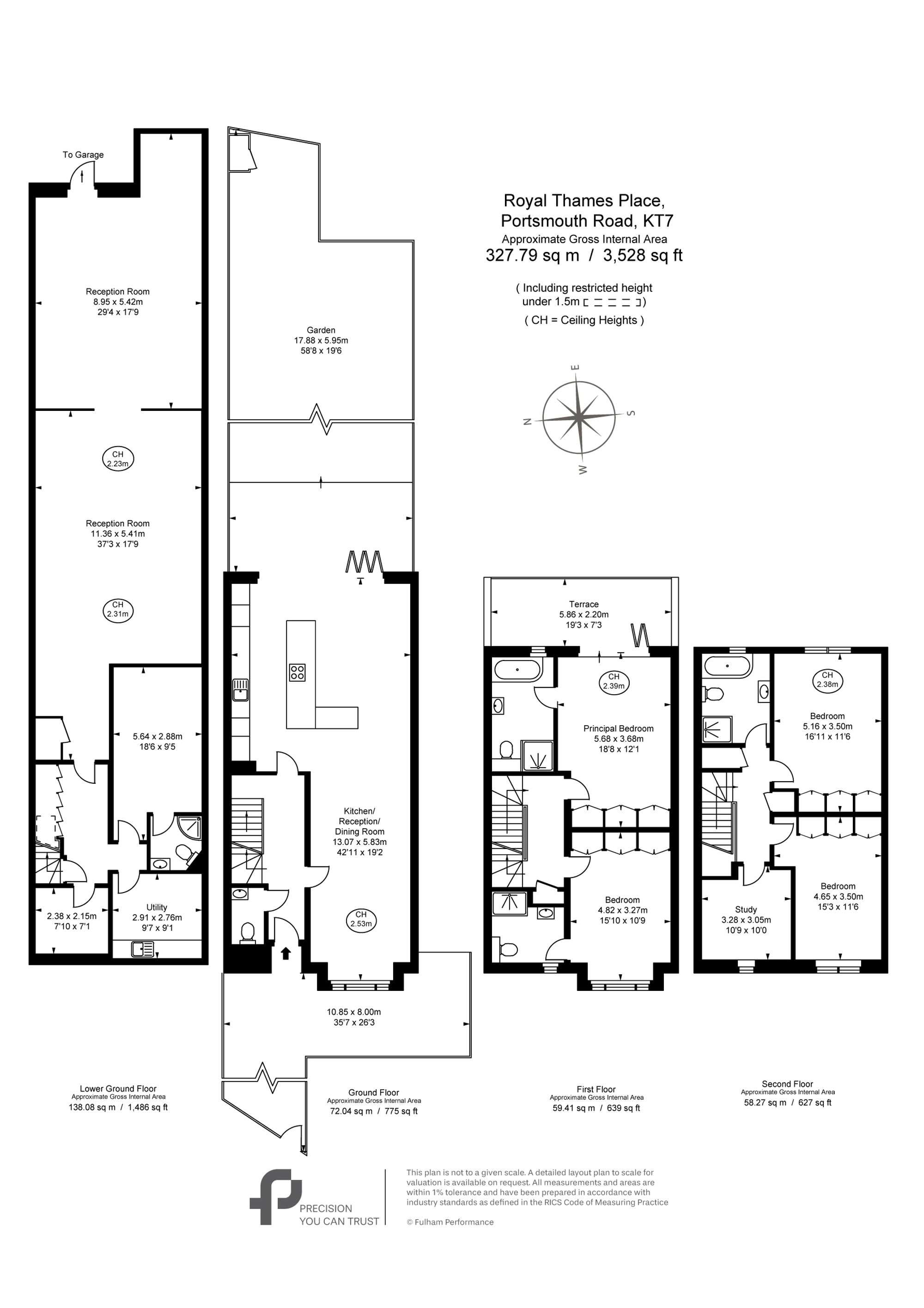5 Royal Thames Place Portsmouth Road, Thames Ditton floorplan