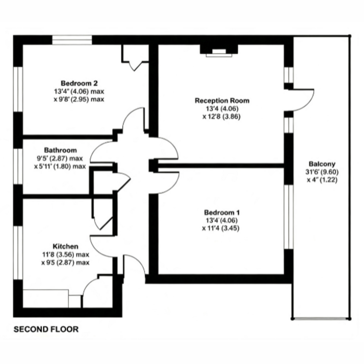 46 Cecil Court, Addiscombe Road, Croydon floorplan
