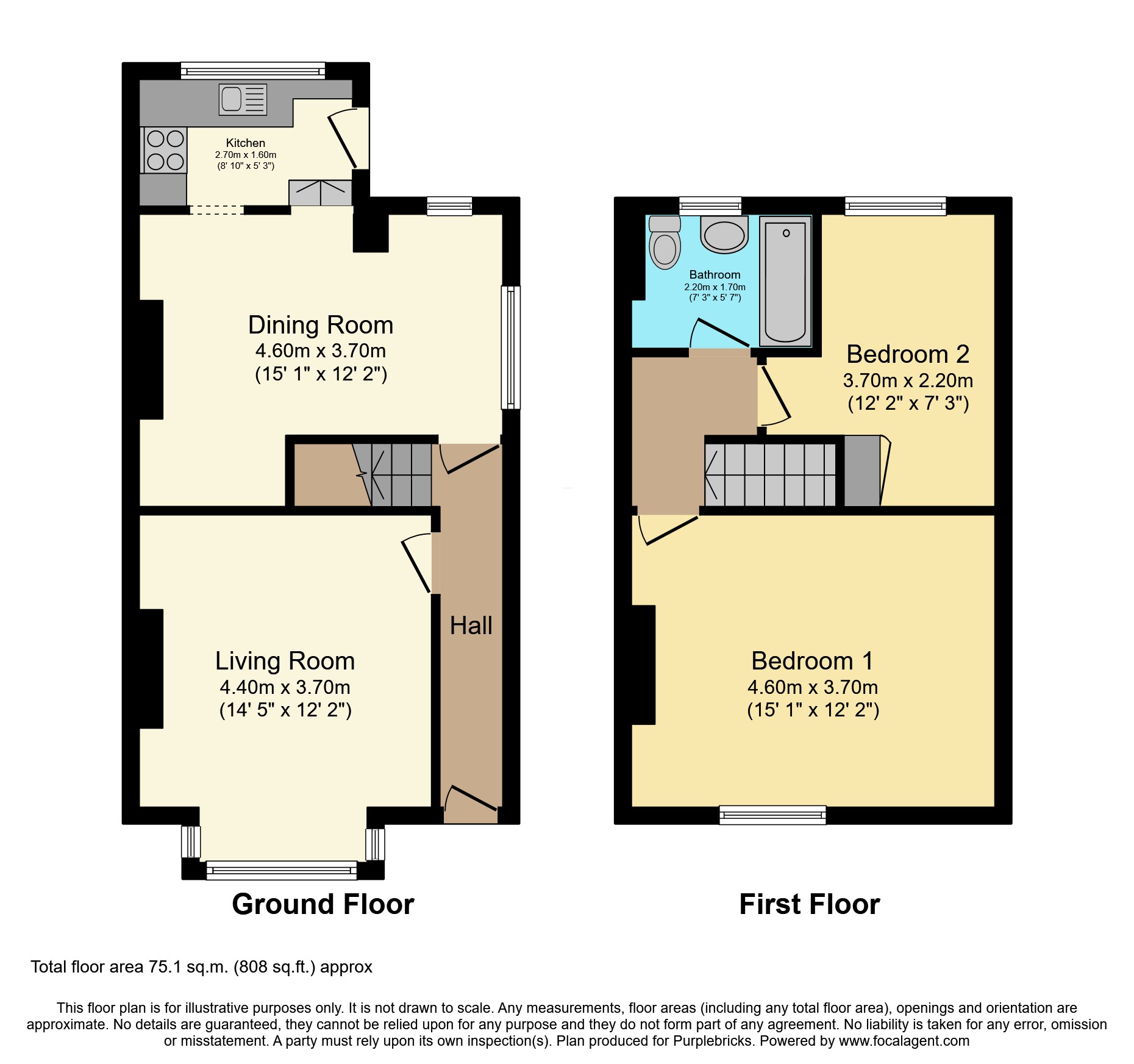 13, Heath Road, Ashton-In-Makerfield, Wigan floorplan