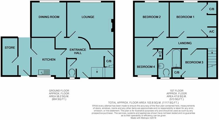 1, Draper Road, Dorset floorplan