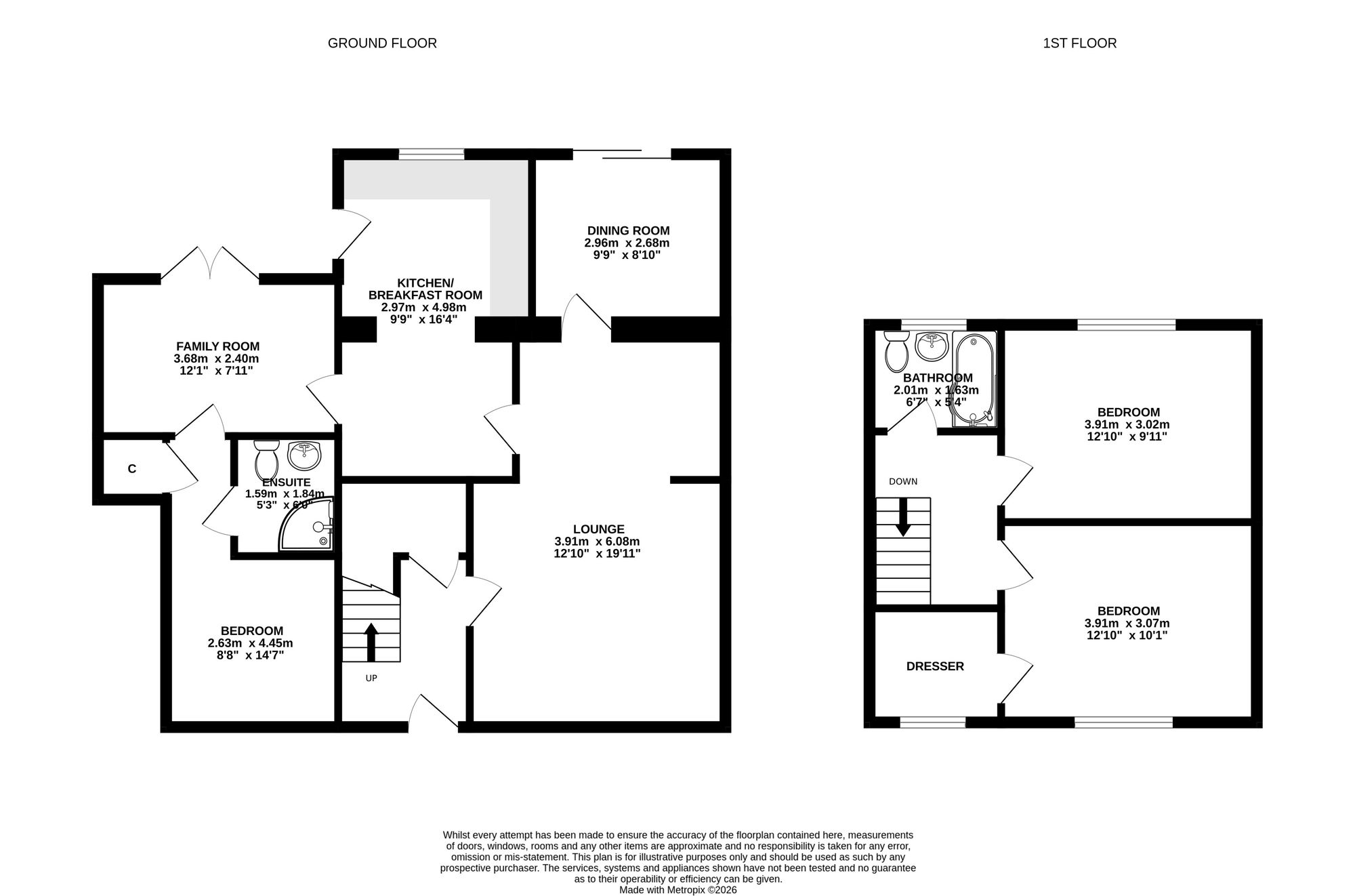 7 Largo Place, Dundee floorplan