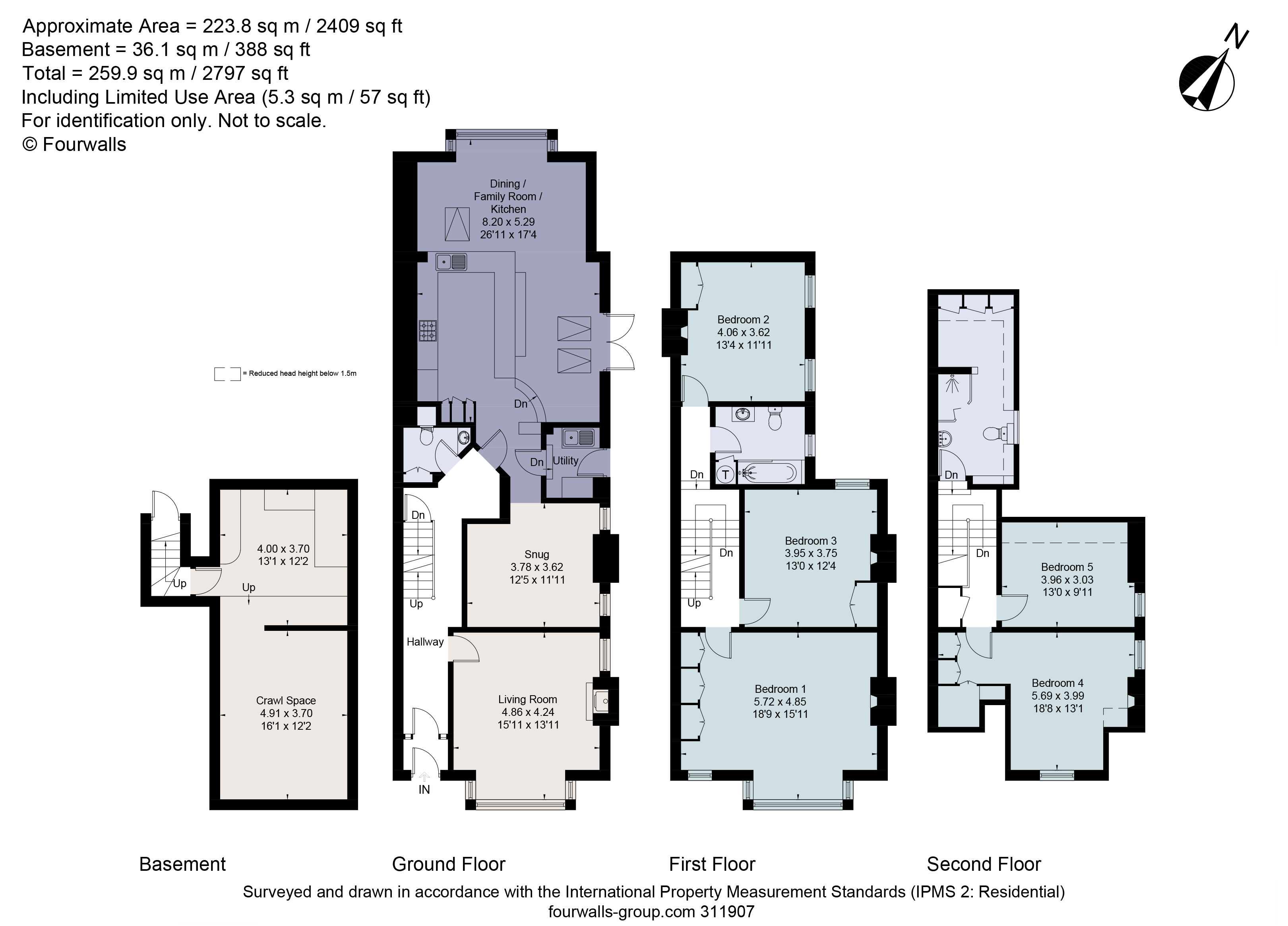 Douglas Road, Harpenden, Hertfordshire AL5, 5 bedroom semidetached