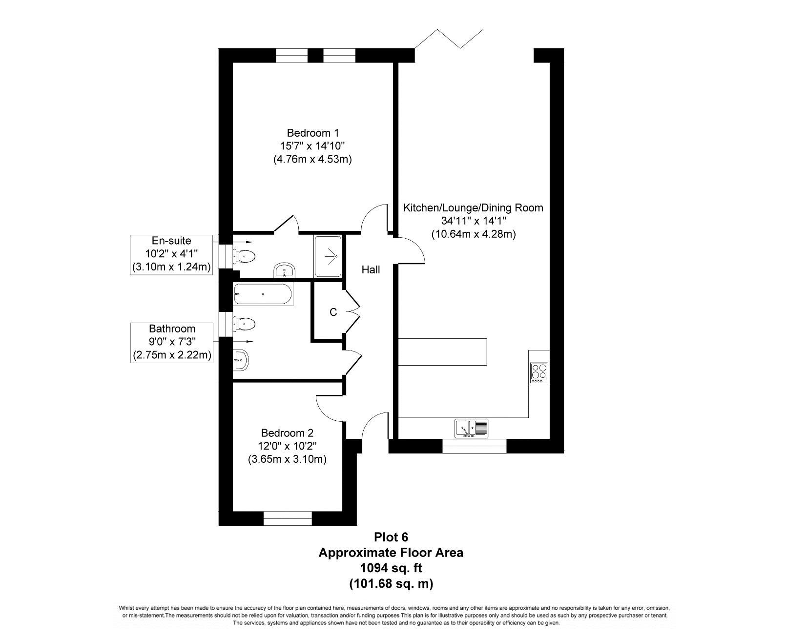 7, Oak Tree Close, Norwich floorplan