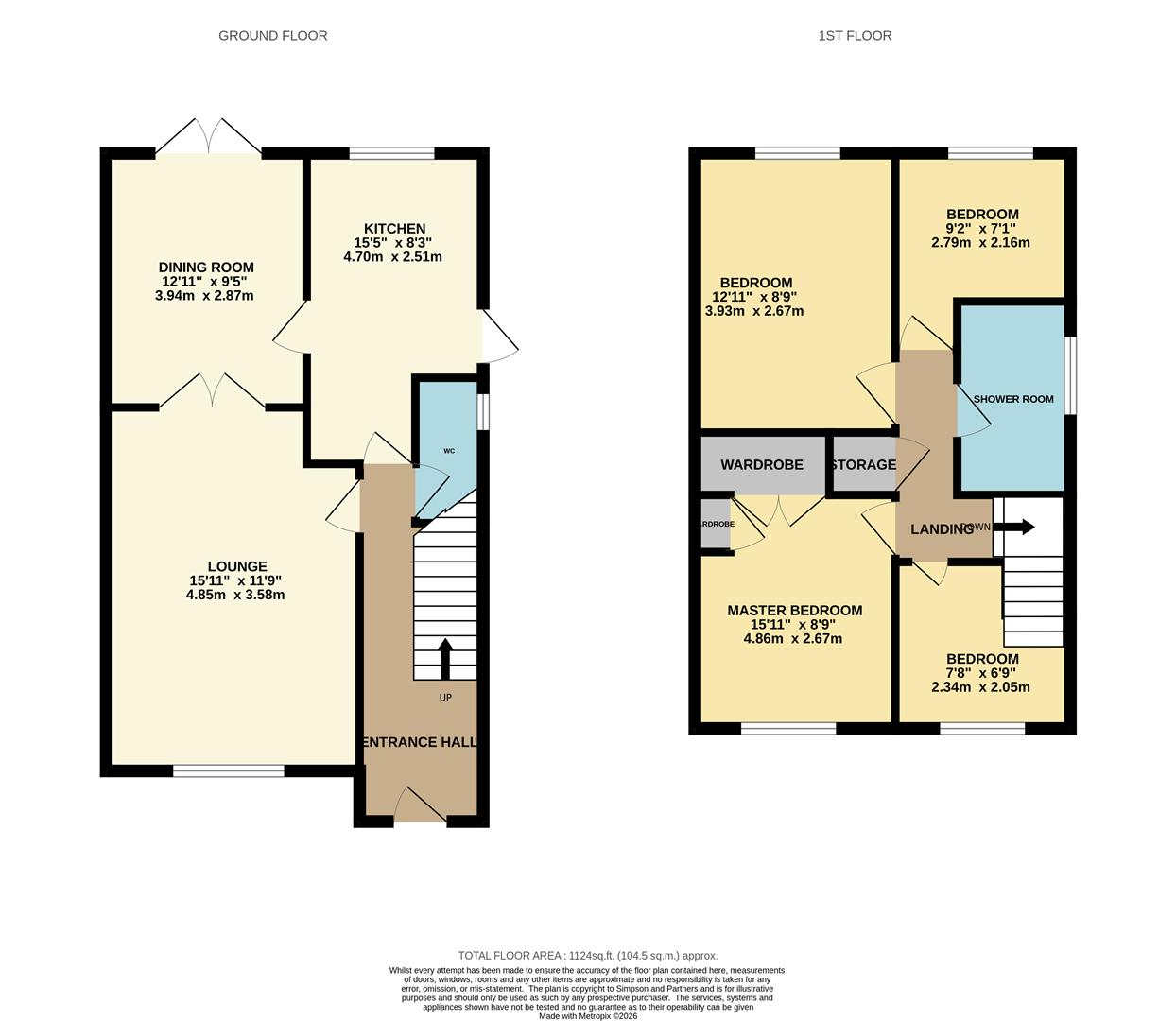 33, Kentstone Close, Northampton floorplan