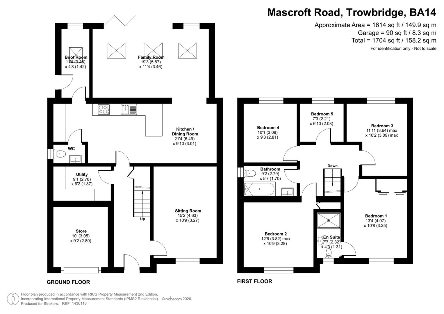 112, Mascroft Road, Trowbridge floorplan