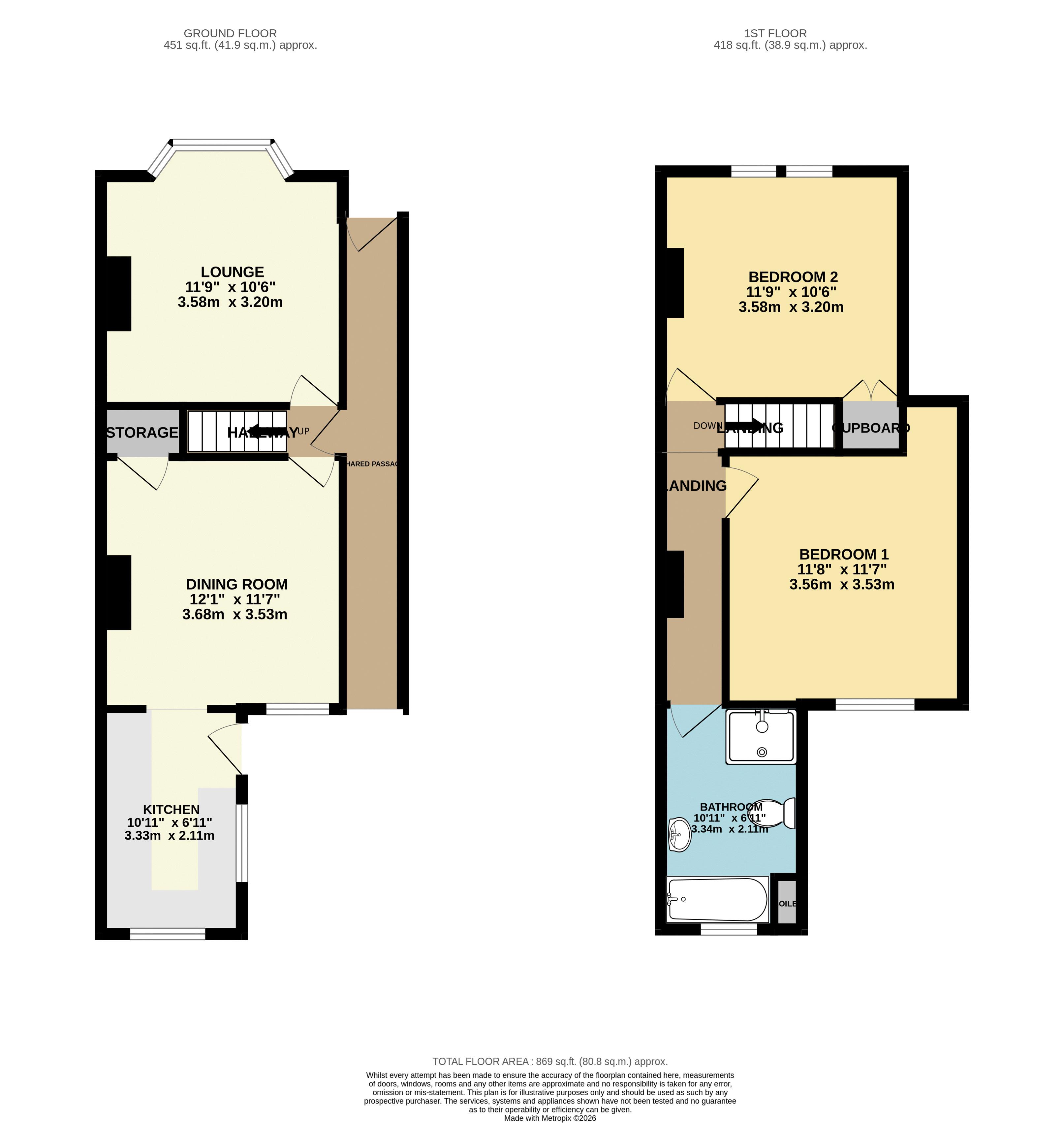 21, Frederick Street, Lincoln floorplan