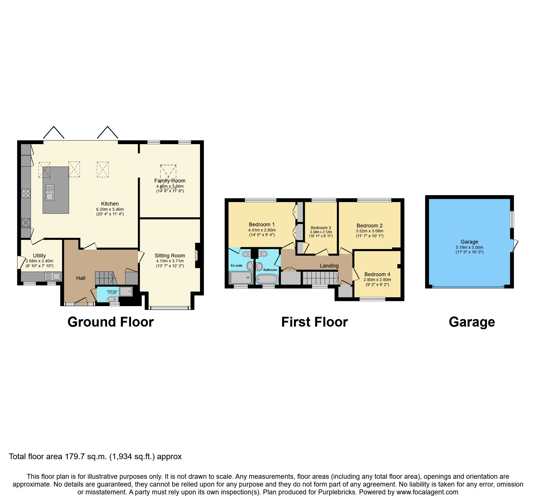 7, Beamish Way, Buckingham floorplan