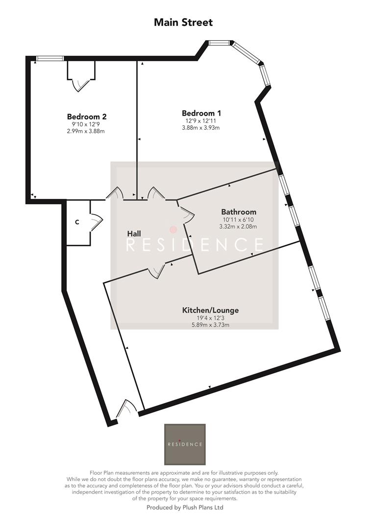 Main Street, Glasgow floorplan