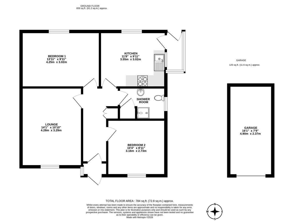 9, Harrow Gardens, Scunthorpe floorplan