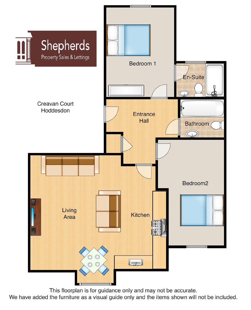 1, Creaven Court, Hoddesdon floorplan