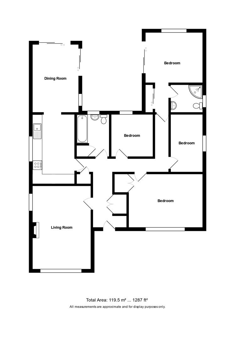 Tyning Road, Saltford, Bristol BS31, 4 bedroom detached bungalow for