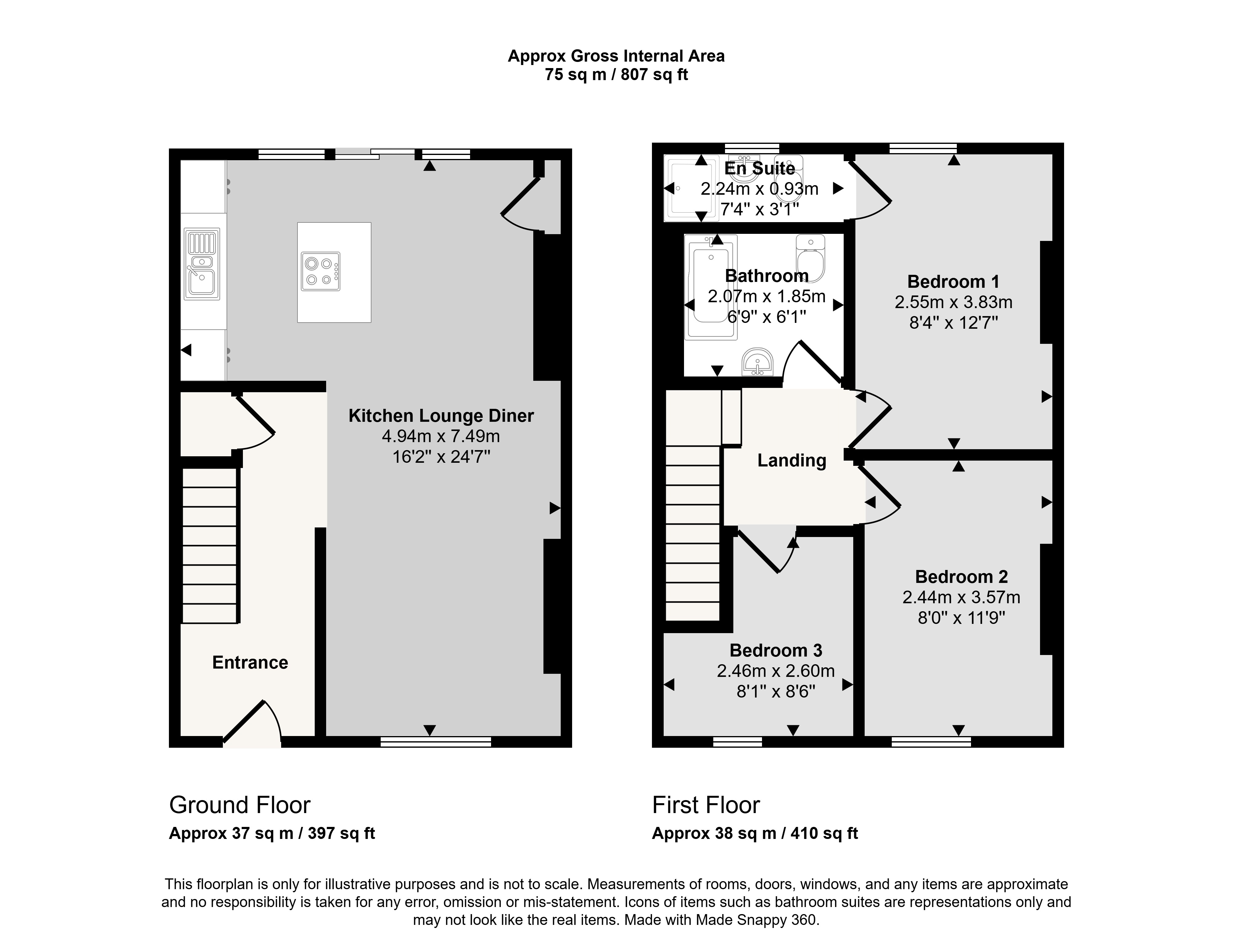 11, Caroline Street, Manchester floorplan
