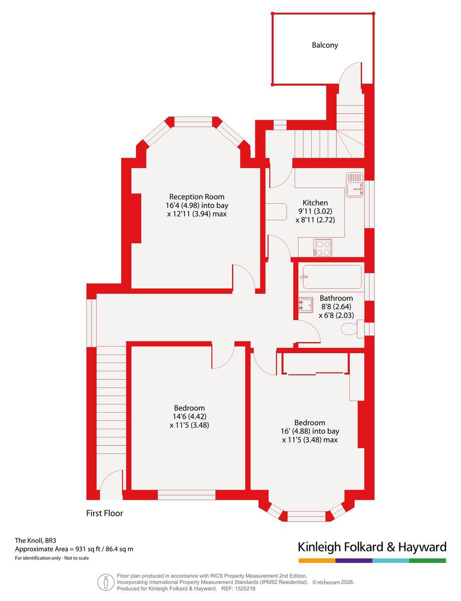 34, The Knoll, Beckenham floorplan