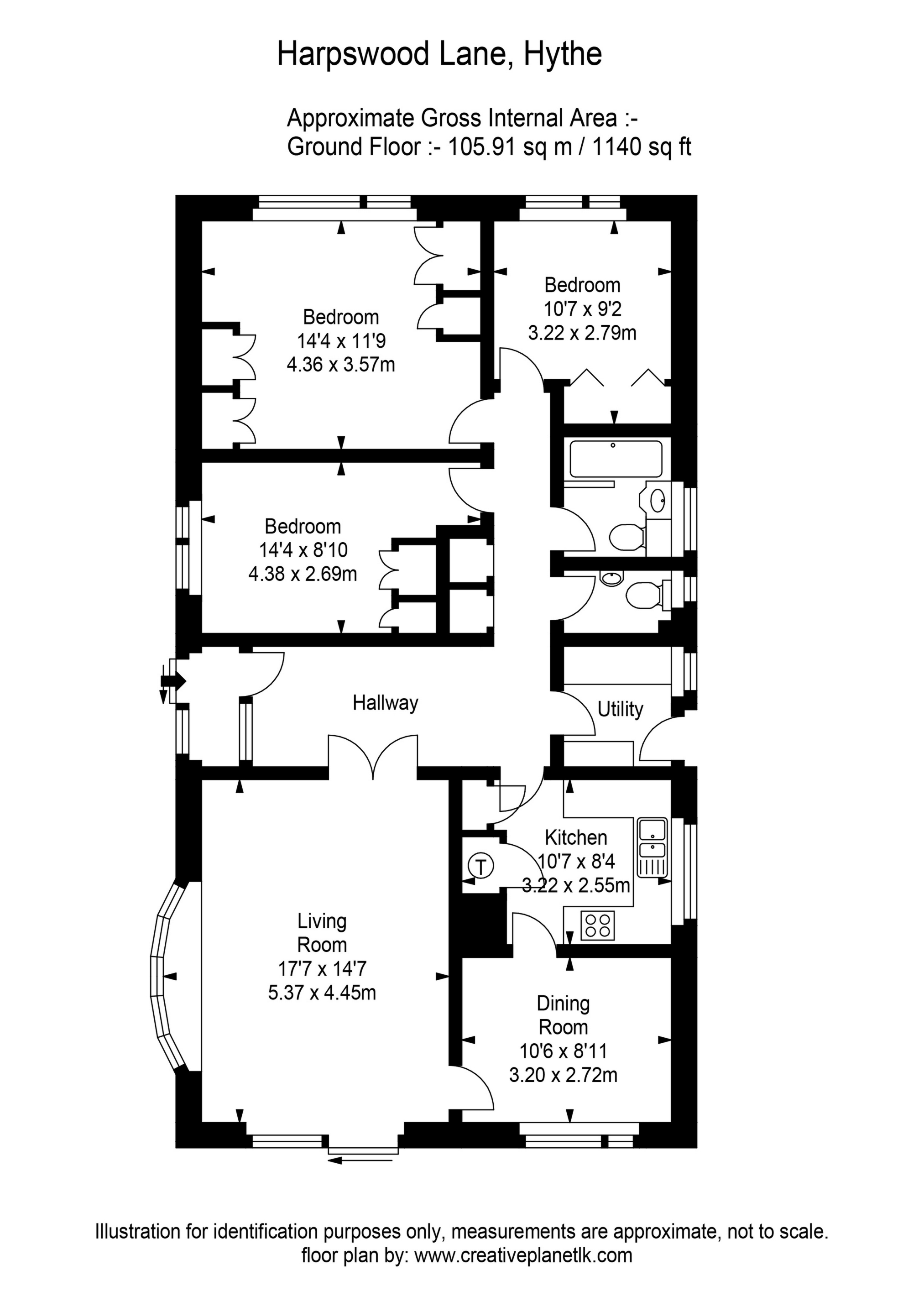 50, Harpswood Lane, Hythe floorplan