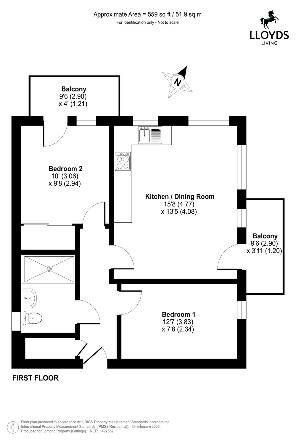 Pillings Court, Leicester floorplan