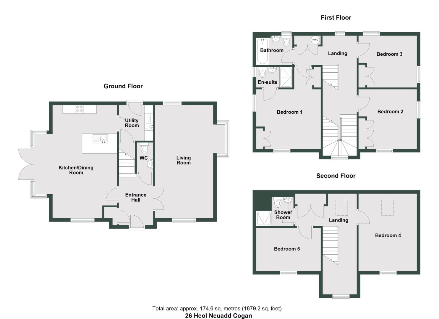 26, Heol Neuadd Cogan, Penarth floorplan