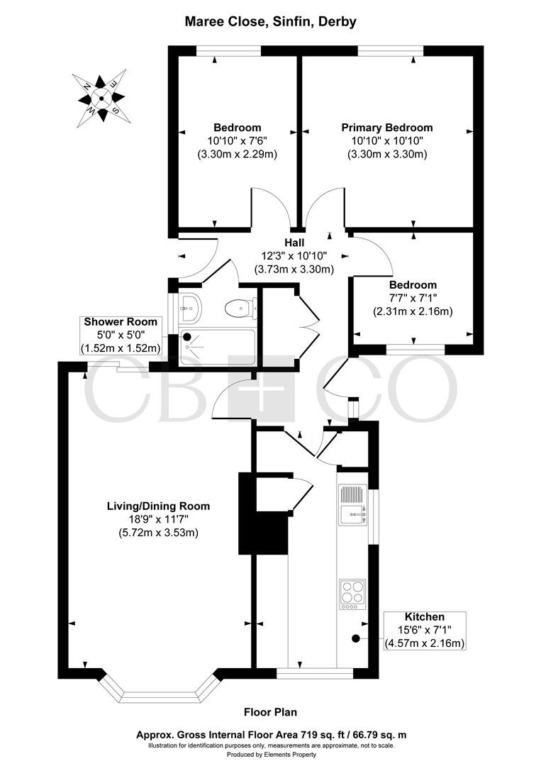 16, Maree Close, Derby floorplan