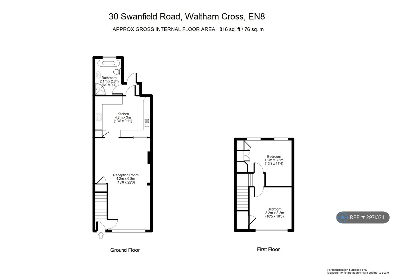 Swanfield Road, Waltham Cross floorplan