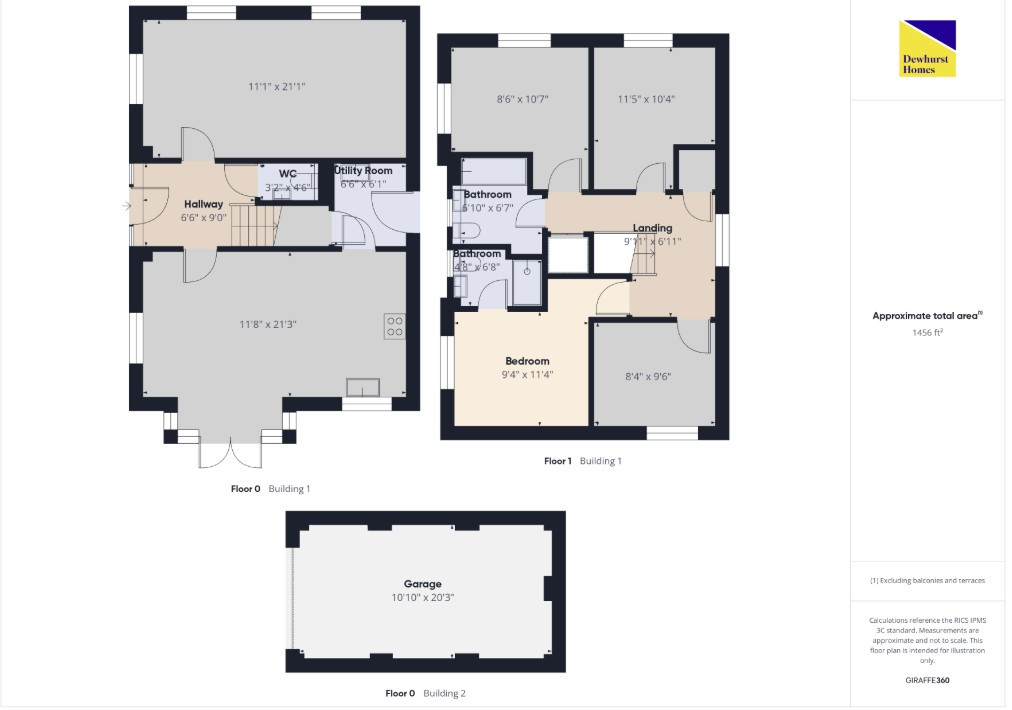 1, Wood Drive, Ingol floorplan