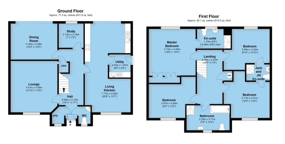 9, Newman Drive, Swadlincote floorplan