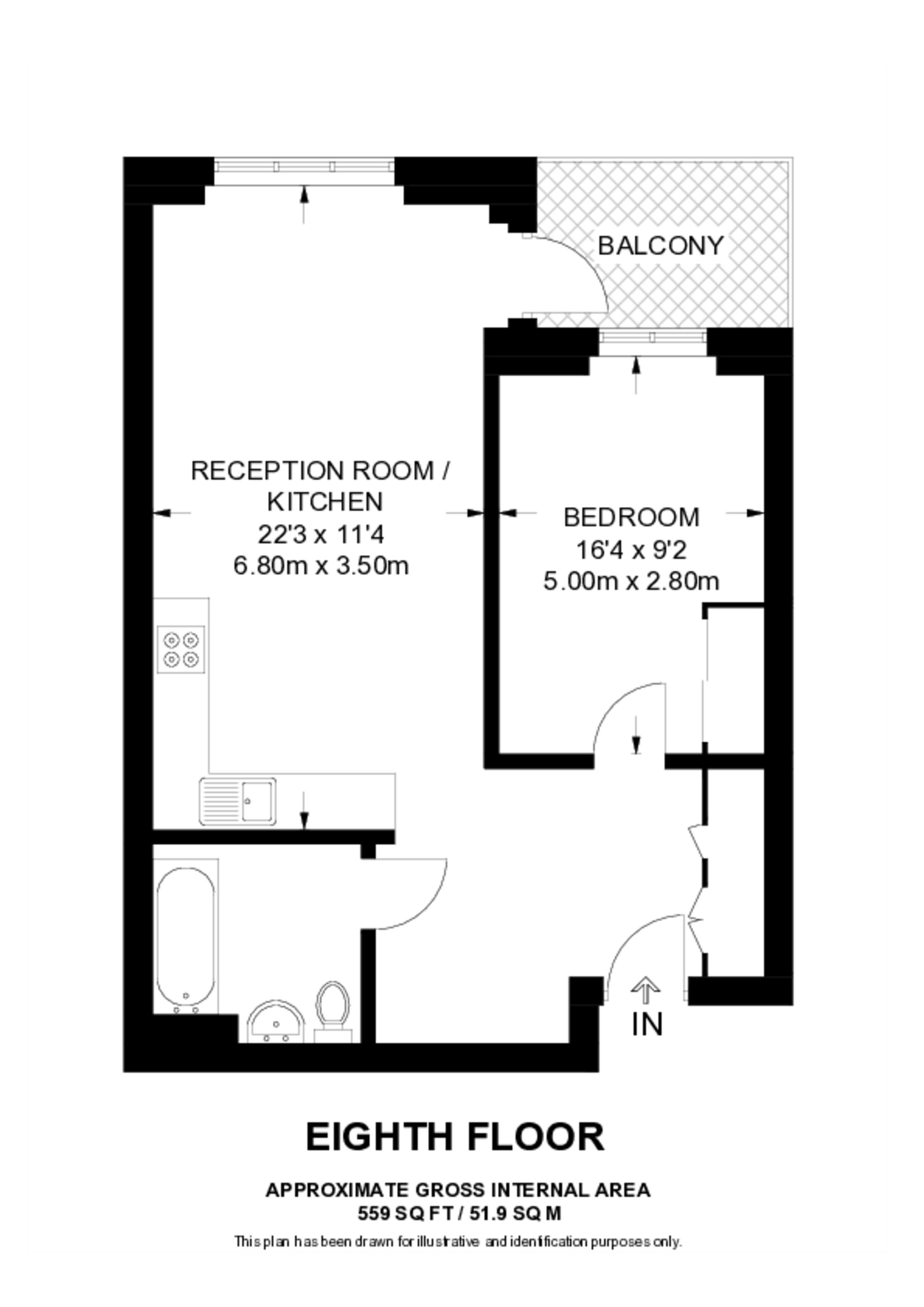 One The Elephant, Elephant and Castle floorplan