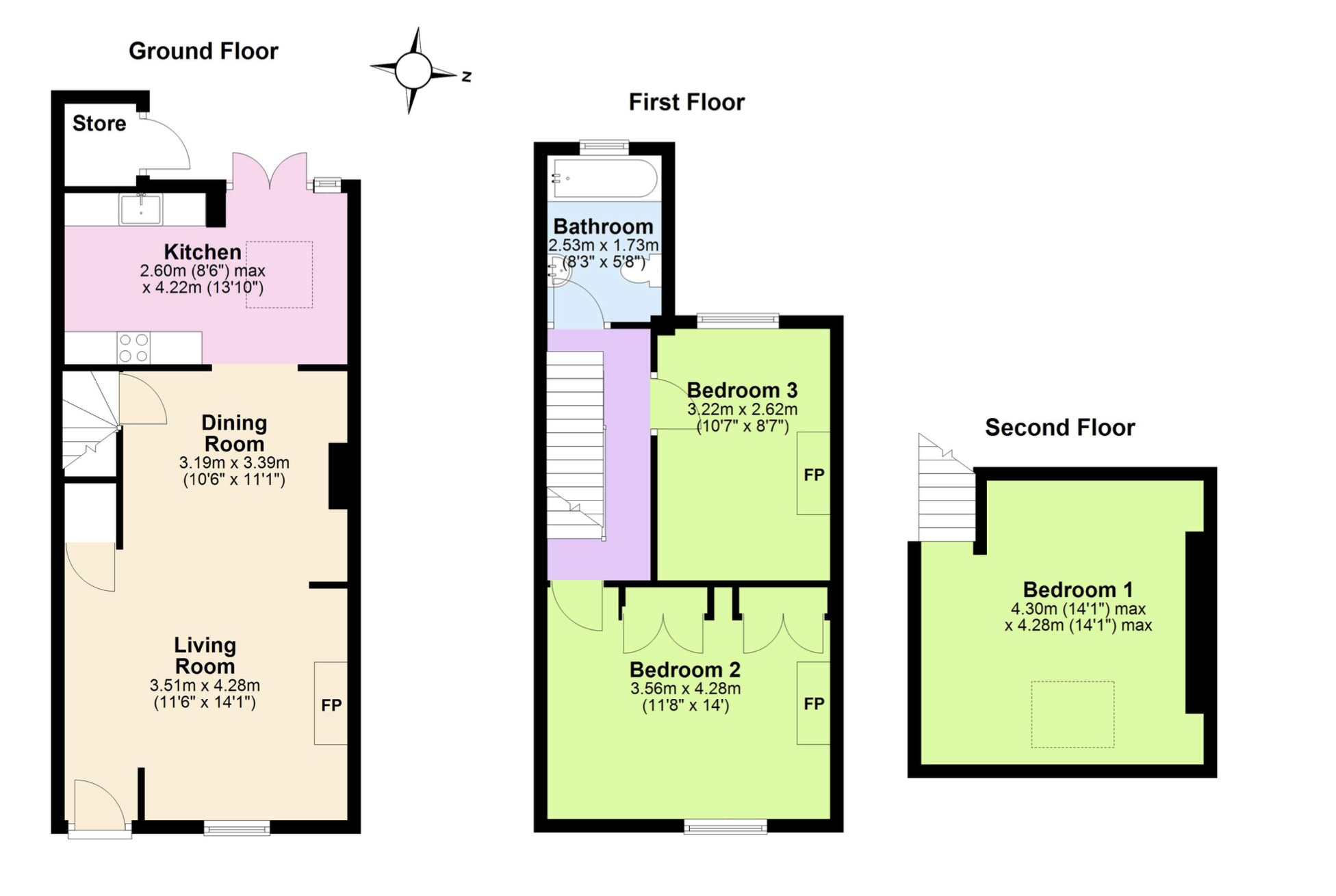 6 Victoria Terrace, Jubilee Road, Swanage floorplan