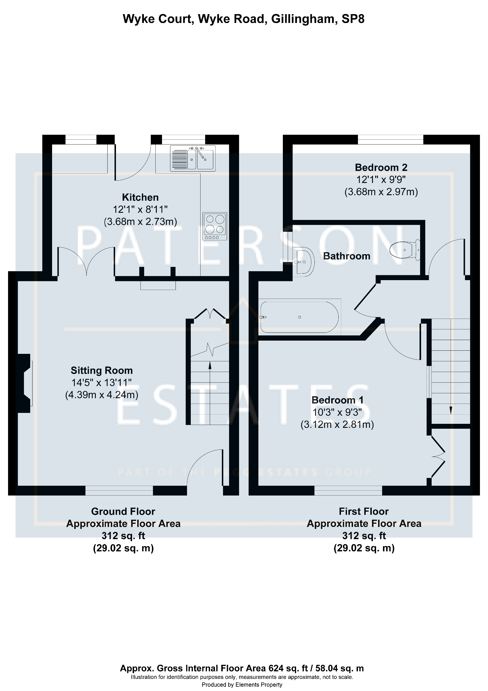 4 Wyke Court, Gillingham floorplan