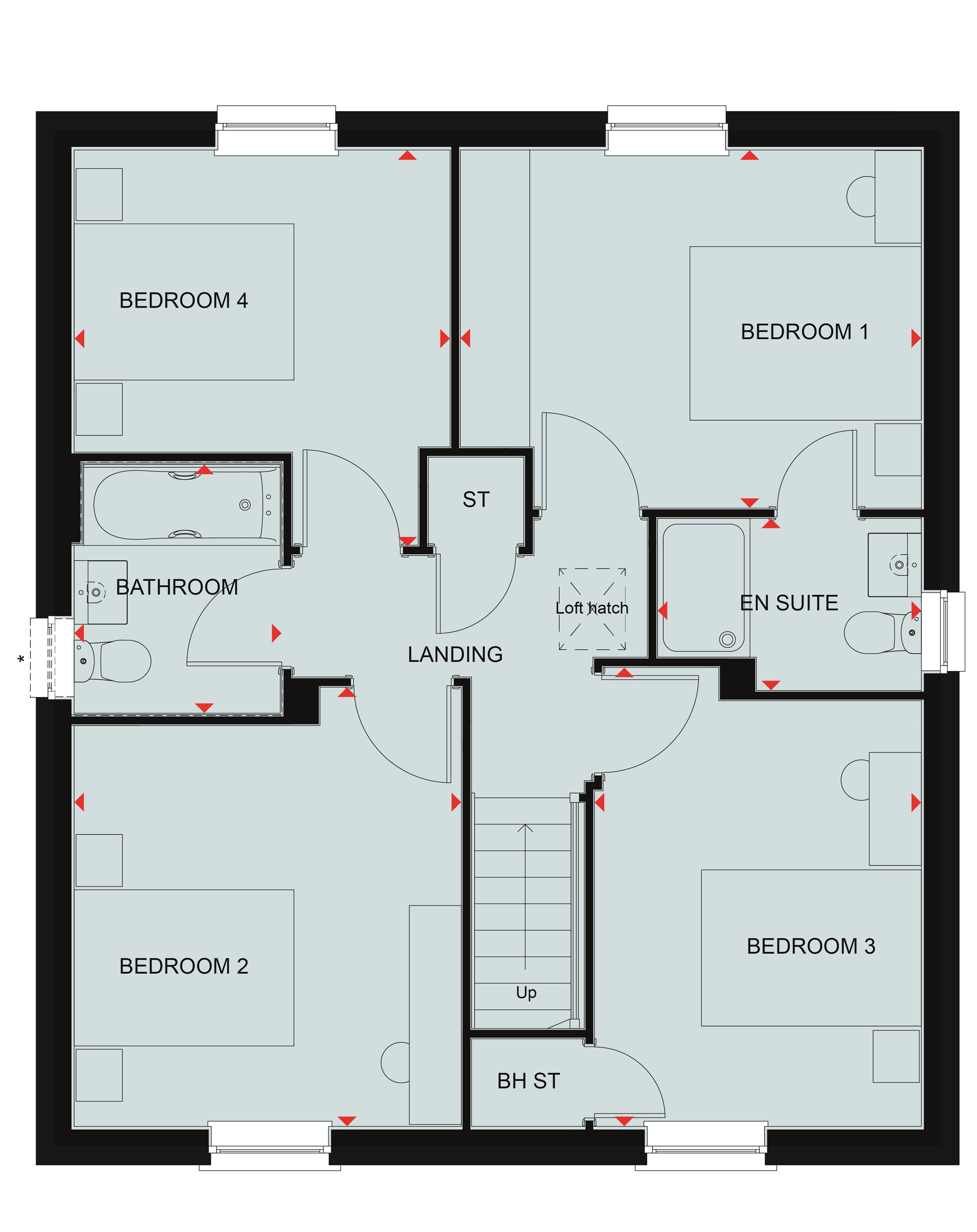 H9347245, Cottingwood, Morpeth floorplan