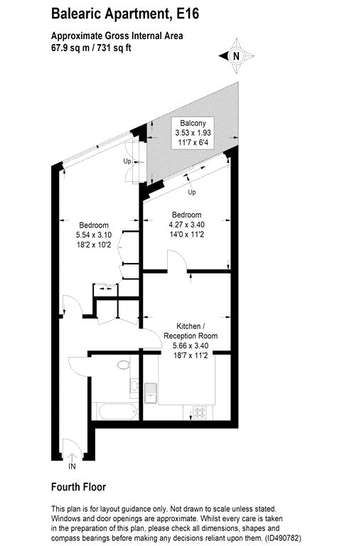 1 Bedrooms Flat for sale in Western Gateway, London E16