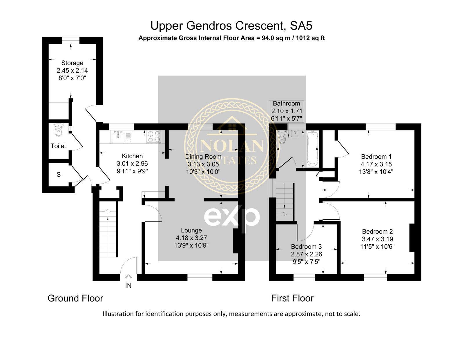 22, Upper Gendros Crescent, Swansea floorplan