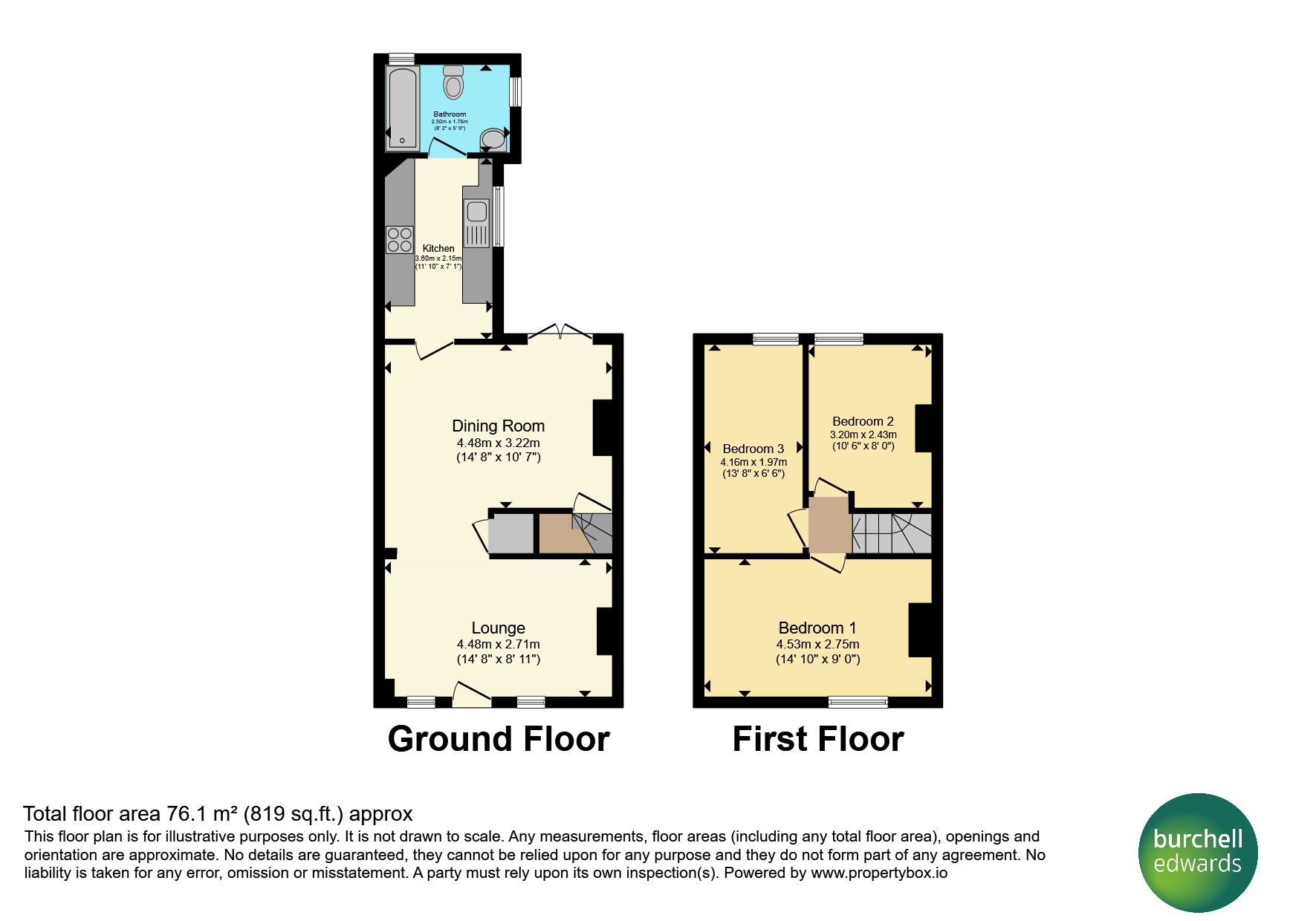 Moseley Road, Nottingham floorplan
