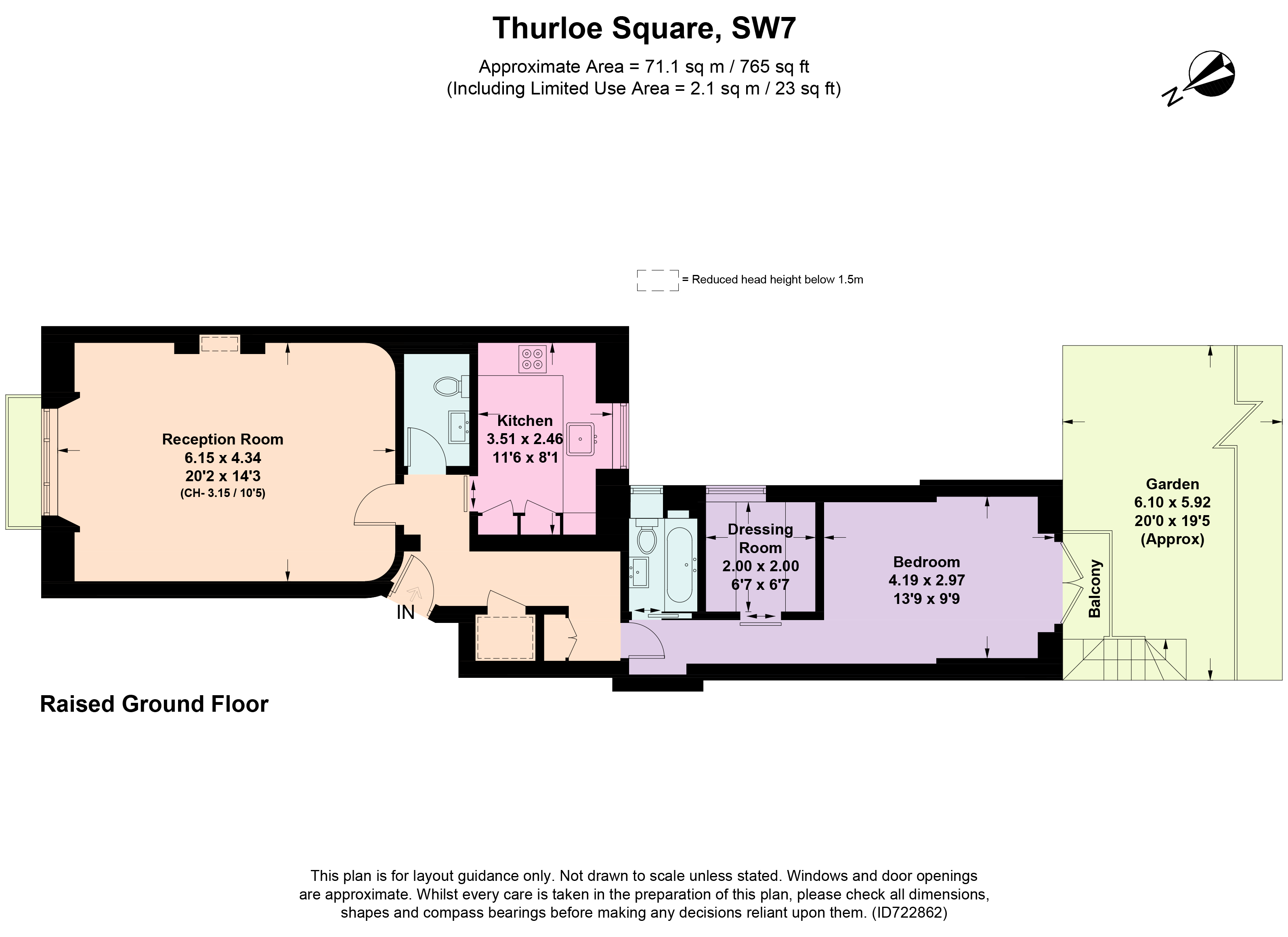 48, Thurloe Square, London floorplan