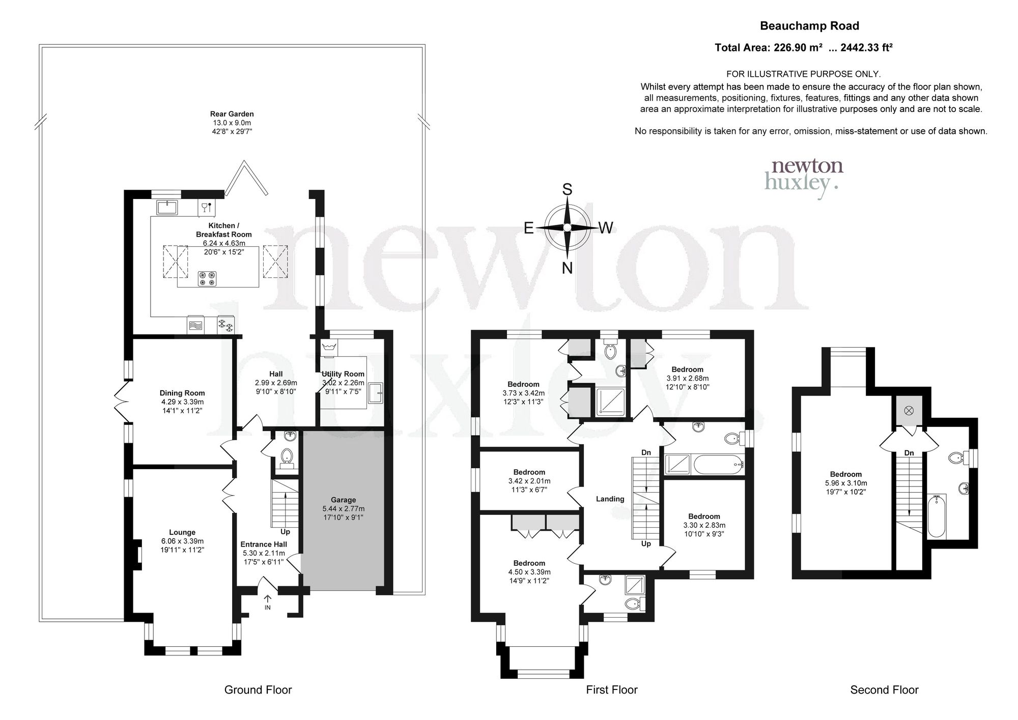 20a Beauchamp Road, East Molesey floorplan