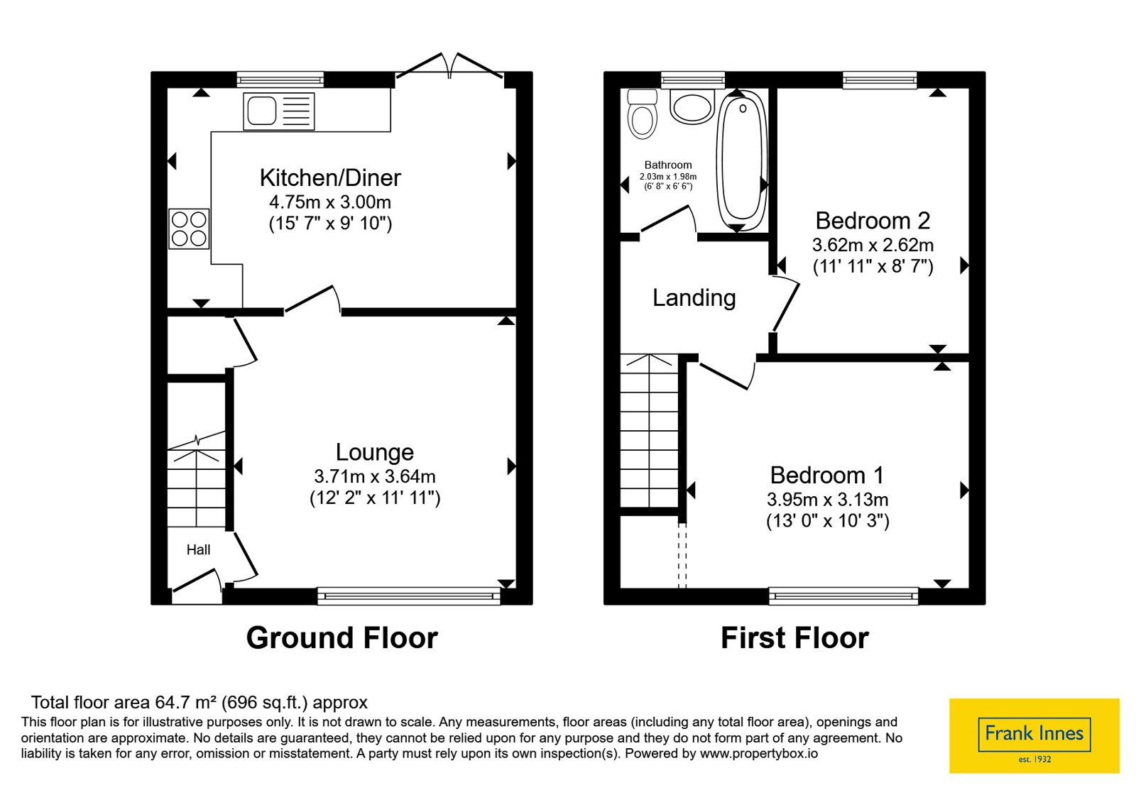 67, High Hazles Drive, Nottinghamshire floorplan