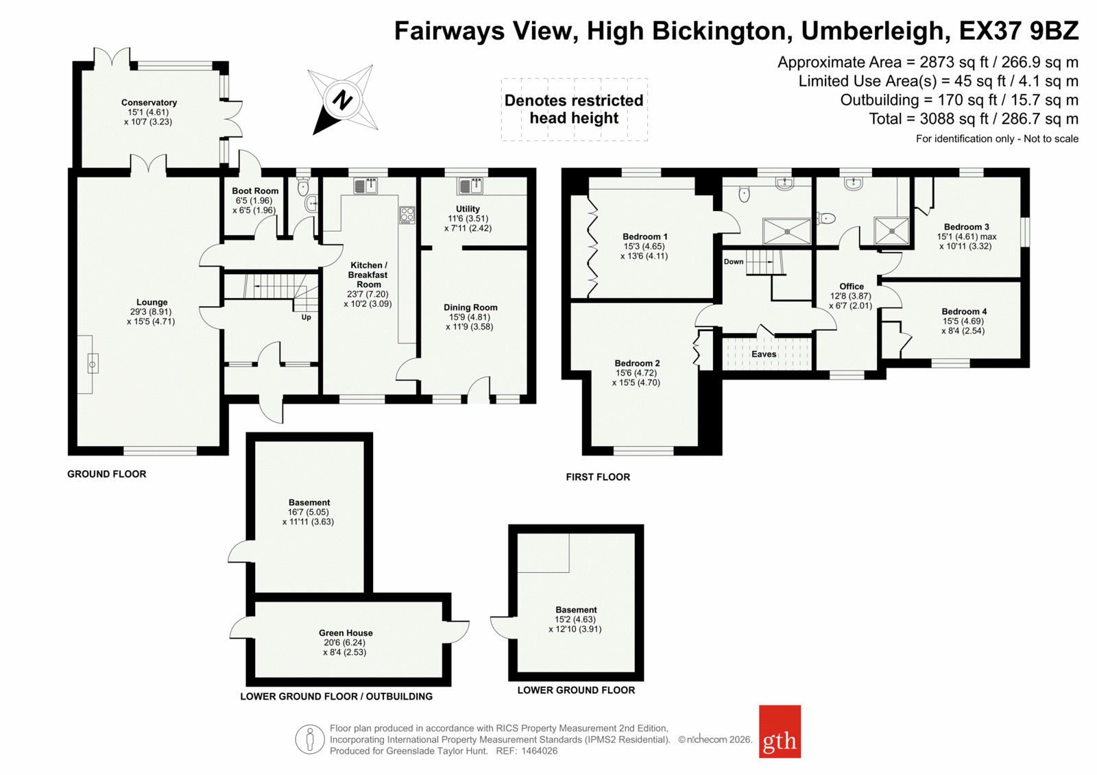 27, Fairways View, Umberleigh floorplan