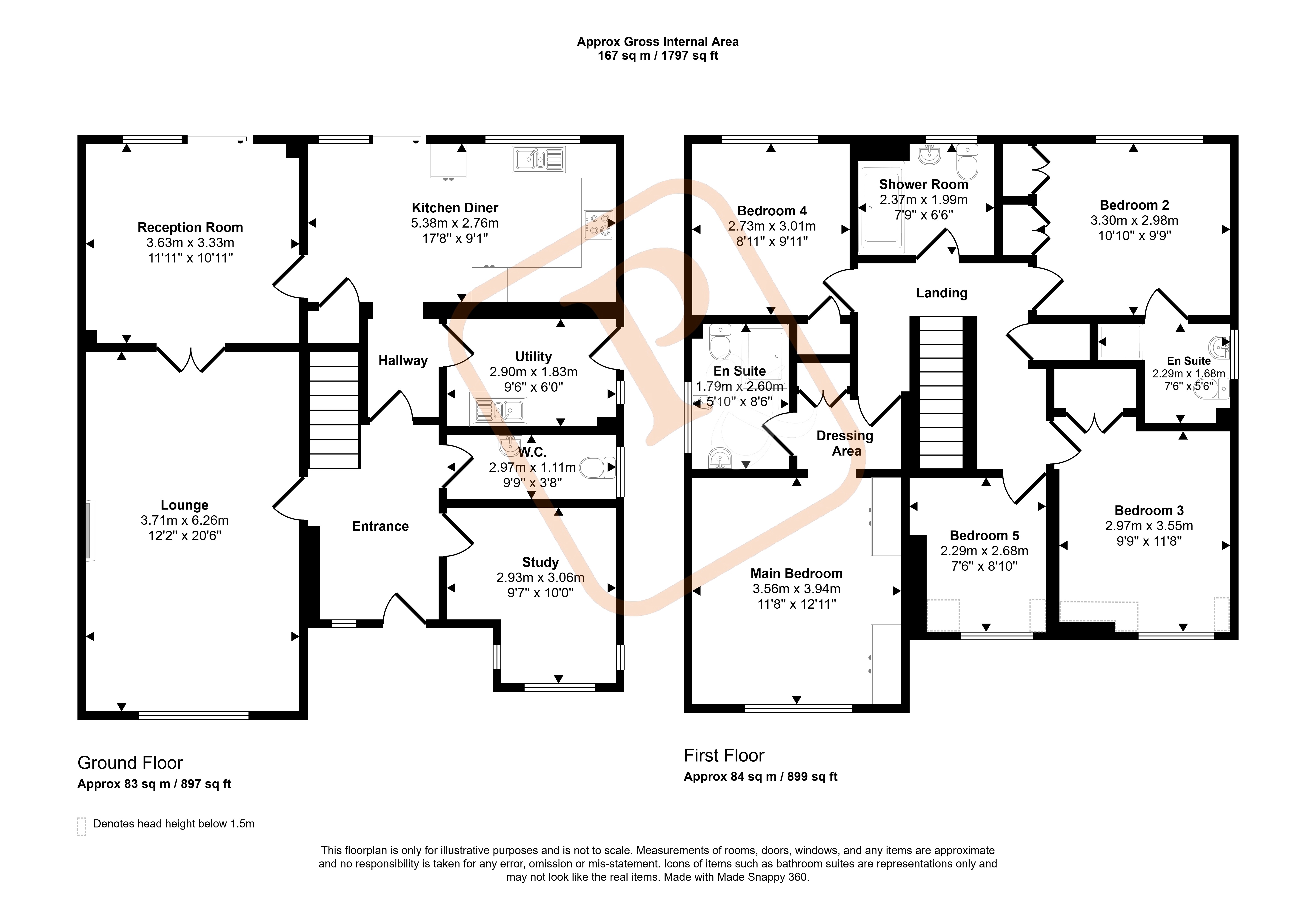 14, Valleyview Close, Colchester floorplan