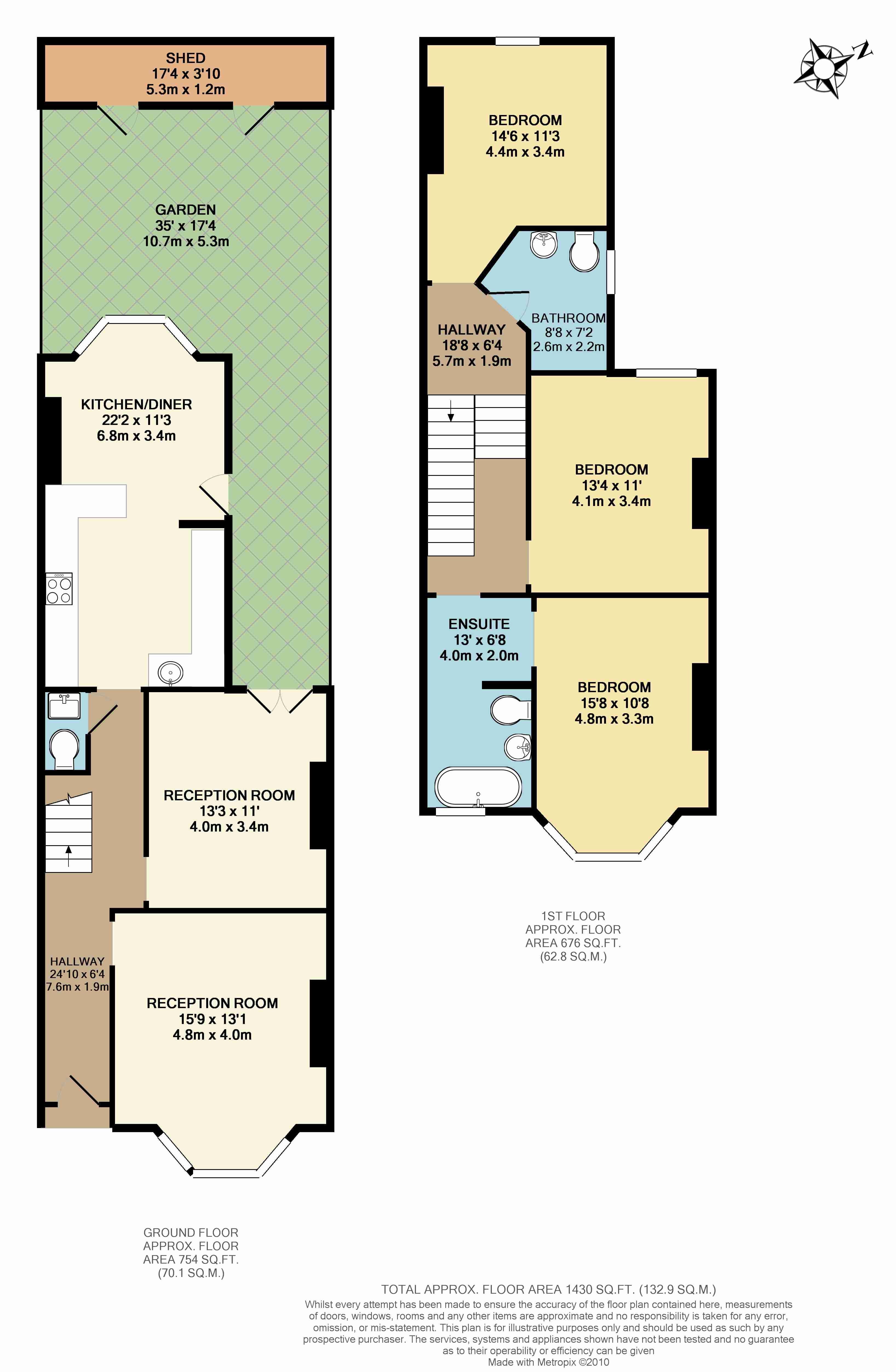 48, Howard Road, London floorplan