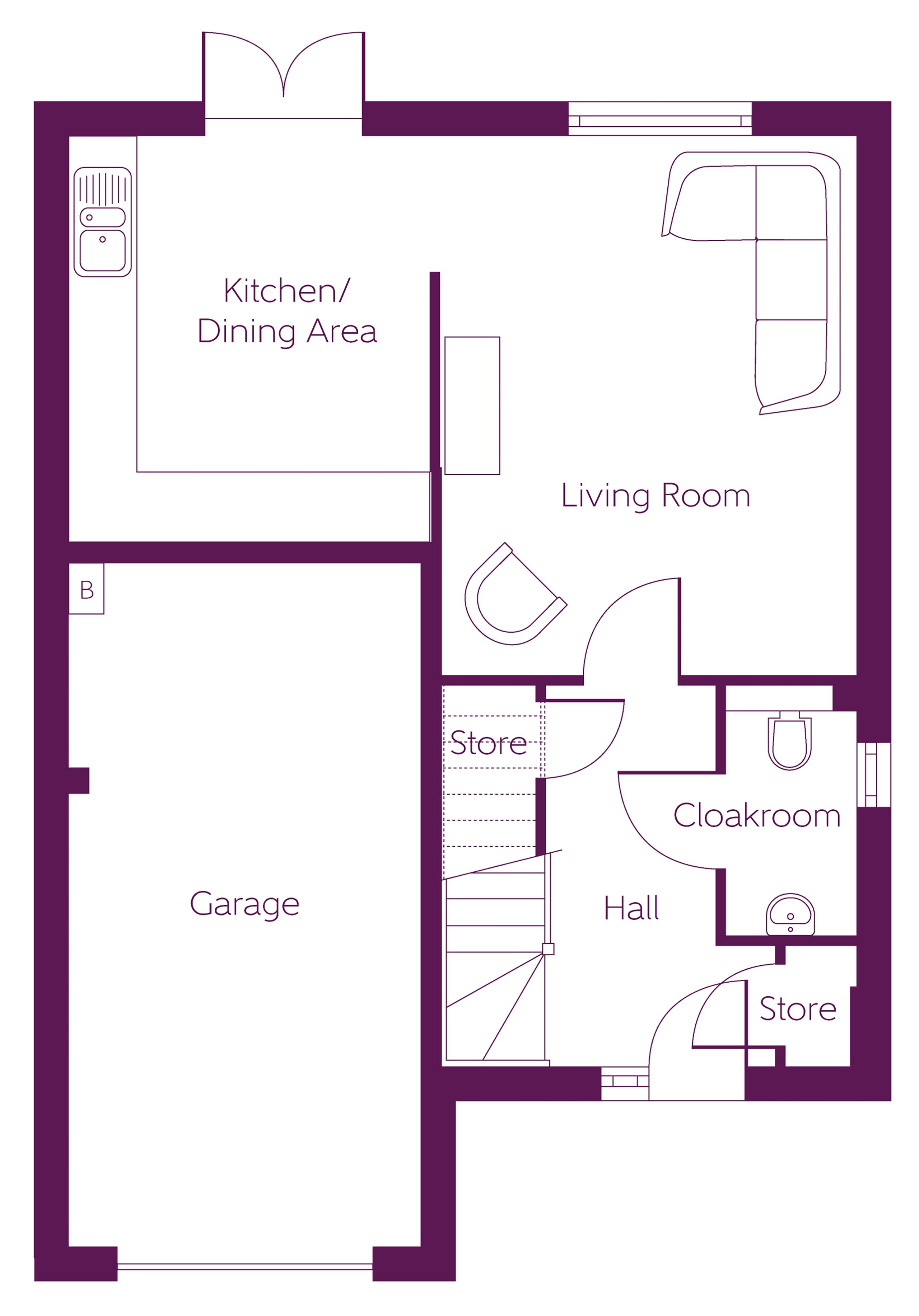 310, Auchendinny, Auchendinny floorplan