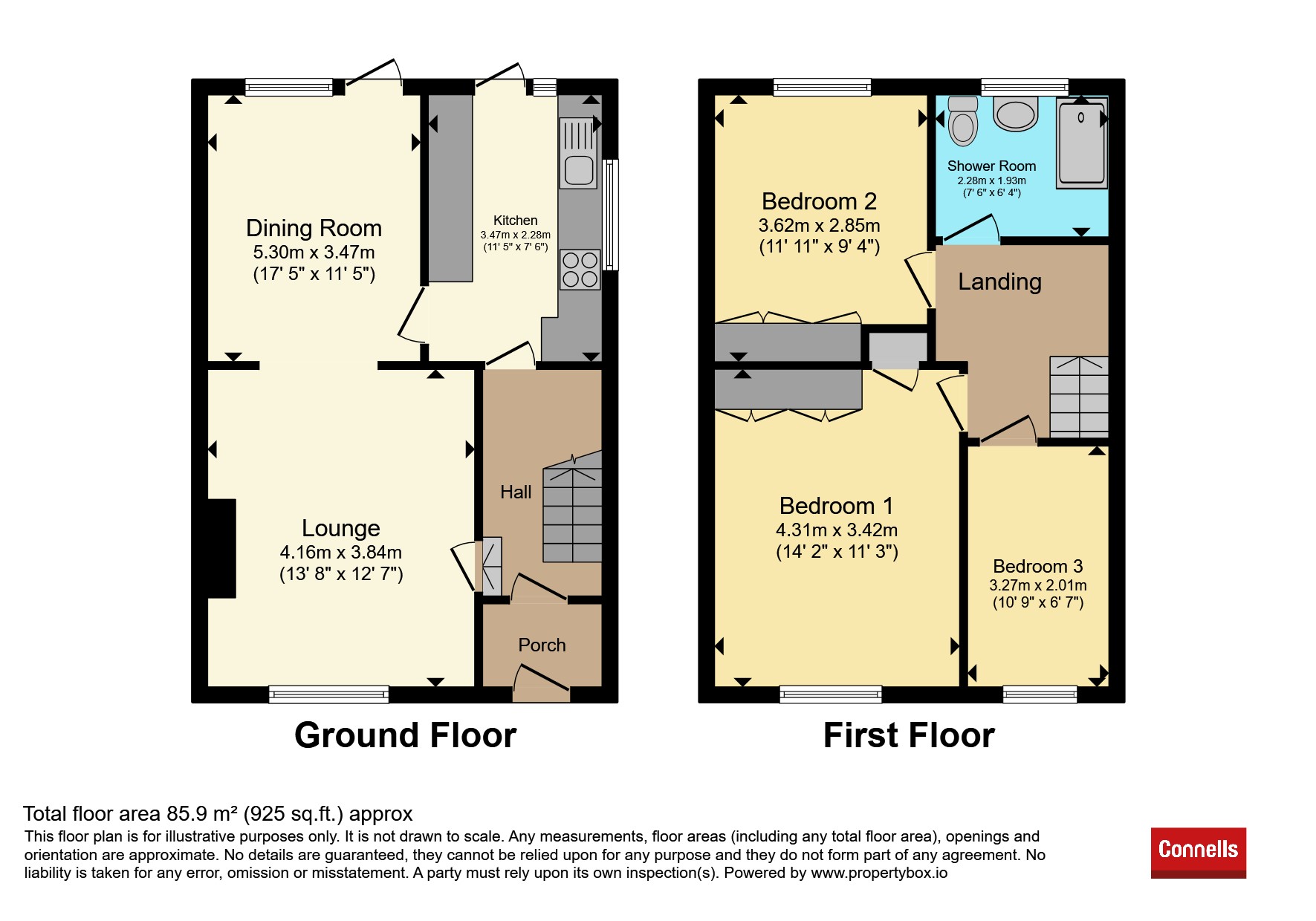 312, Turnpike Drive, Luton floorplan